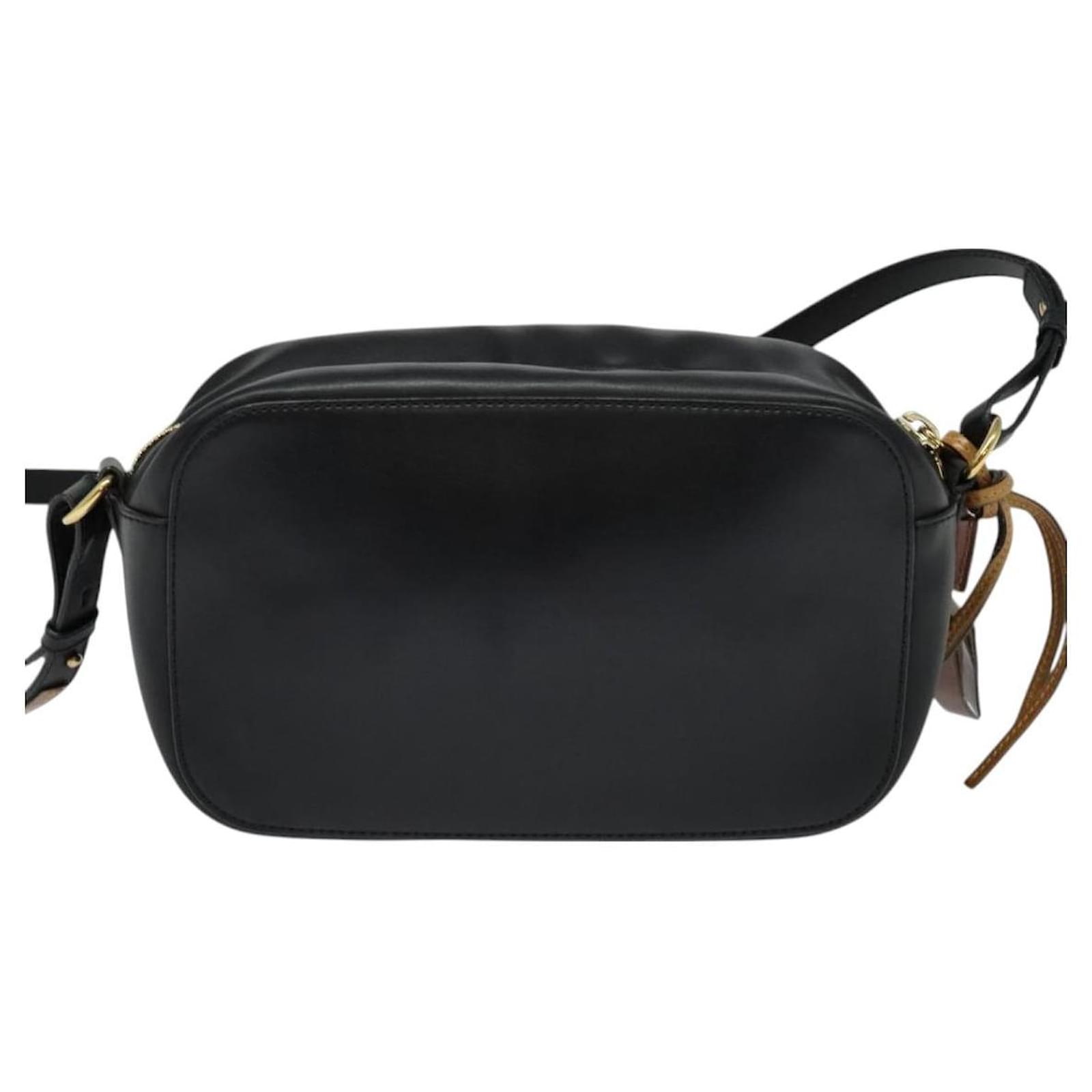 Chloe / ショルダーバッグ/--/BLK/無地/01-13-51-65-5011 Chloé Chloe Sam Shoulder Bag Leather Black Gold 01 13 51 65 5811