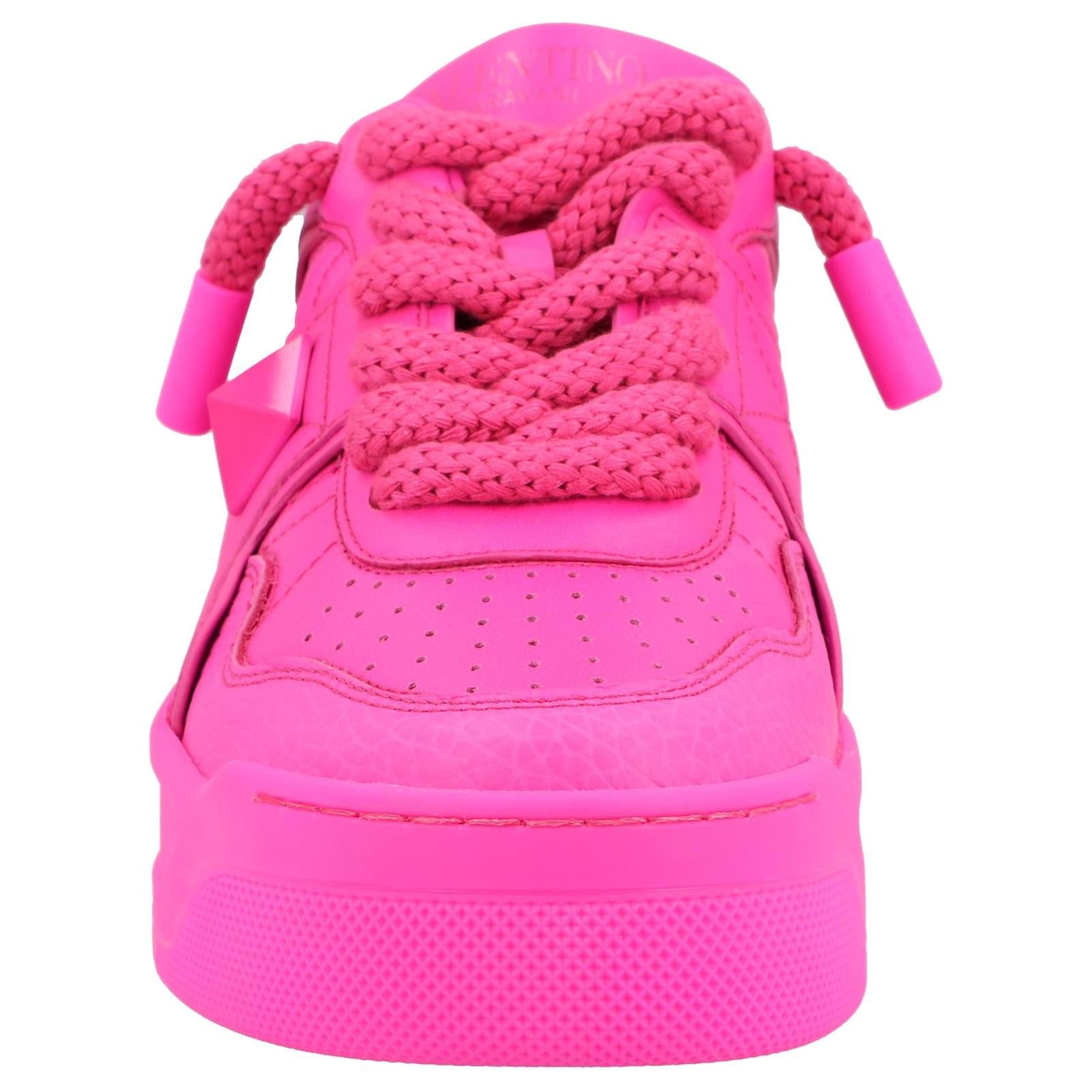 Valentino Garavani Valentino One Stud Xl Leather Sneakers Pink ref