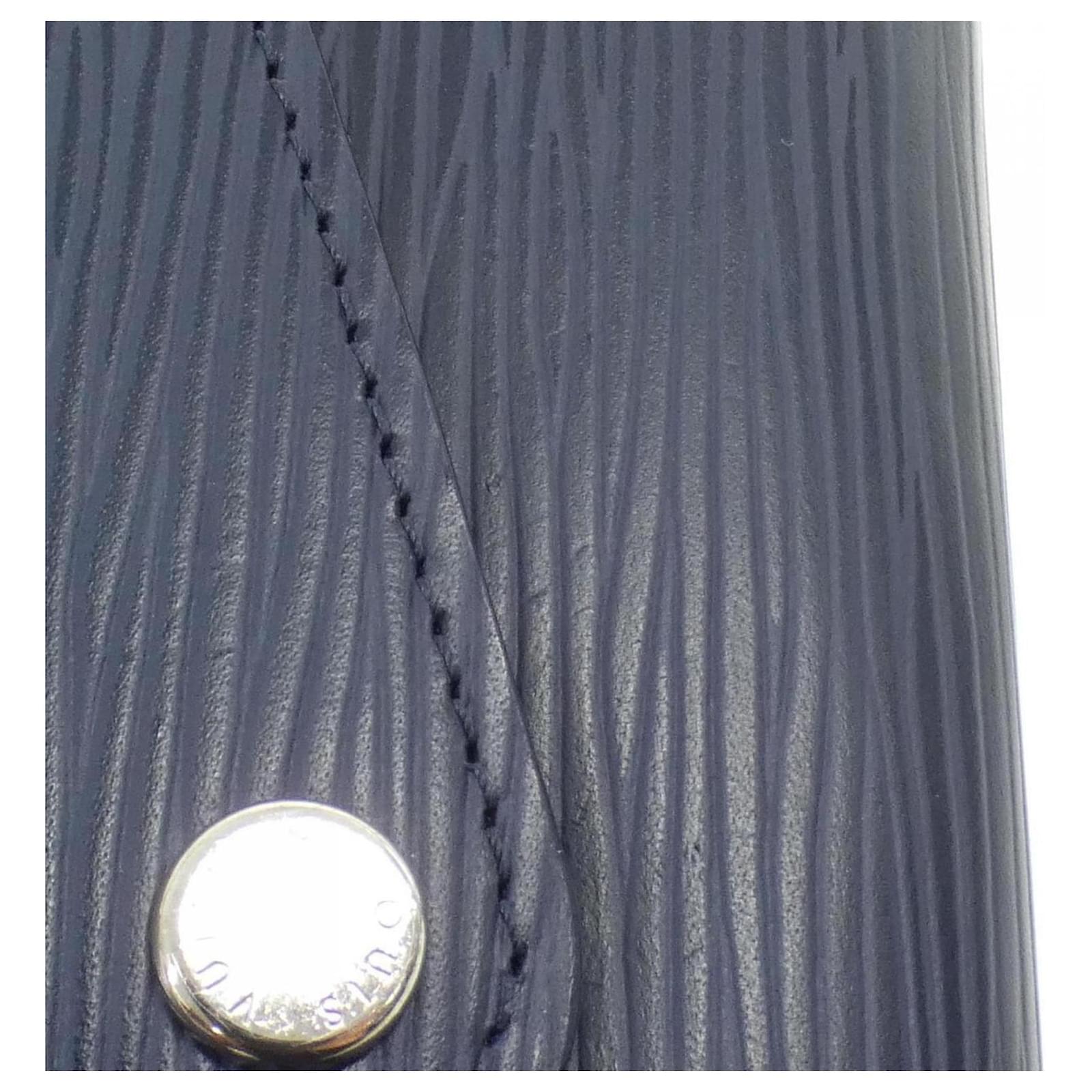 Louis Vuitton Epi Portefeuille Sarah M60585 Wallet Blue Leather ref.2276520