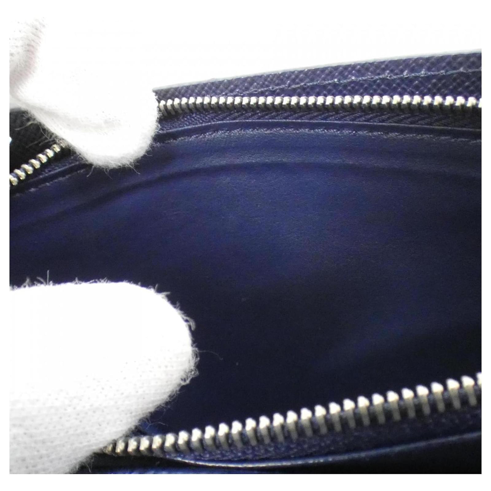 Louis Vuitton Epi Portefeuille Sarah M60585 Wallet Blue Leather ref.2276520