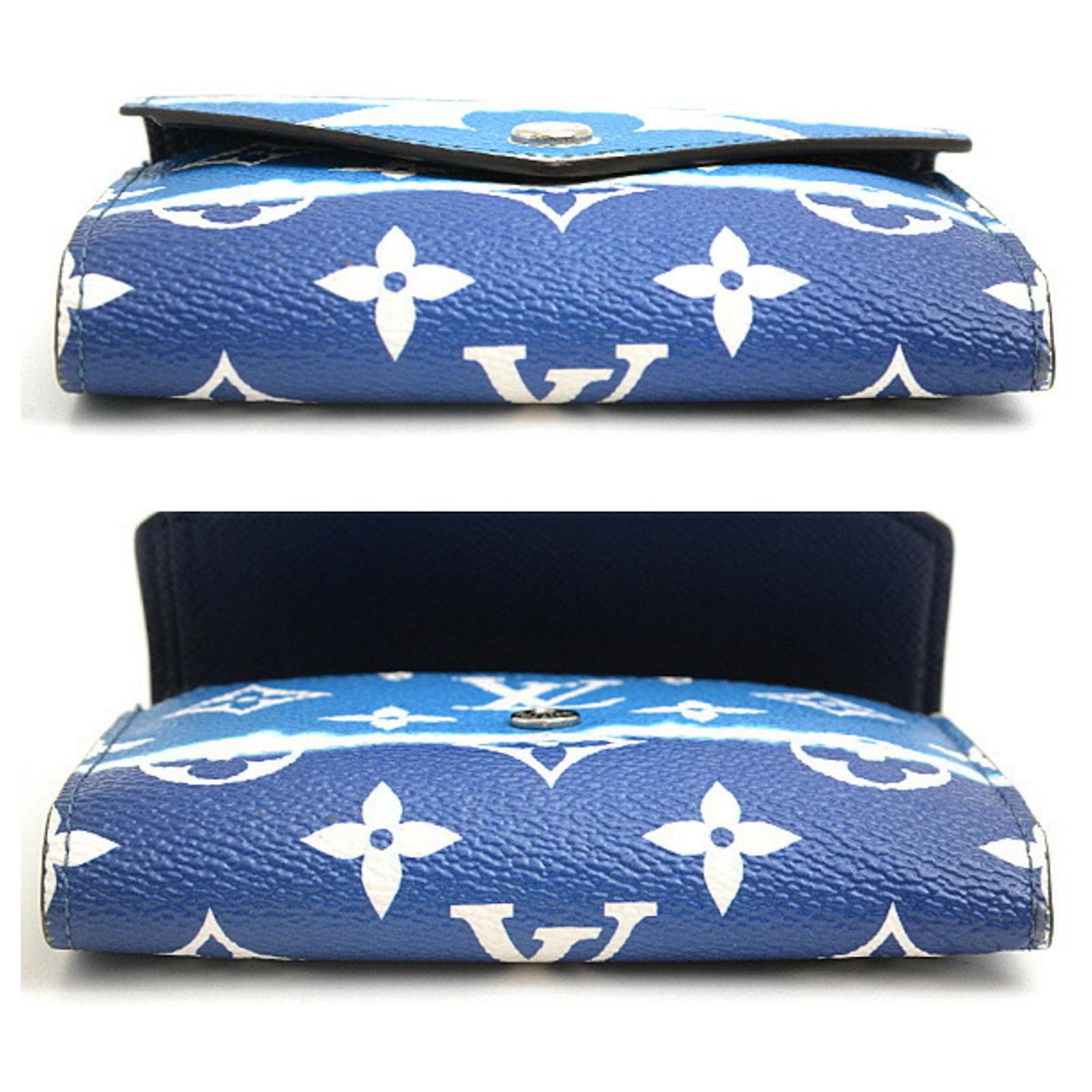 Louis Vuitton Monogram Escal Tri-fold Wallet Blue Plastic  ref.2278363