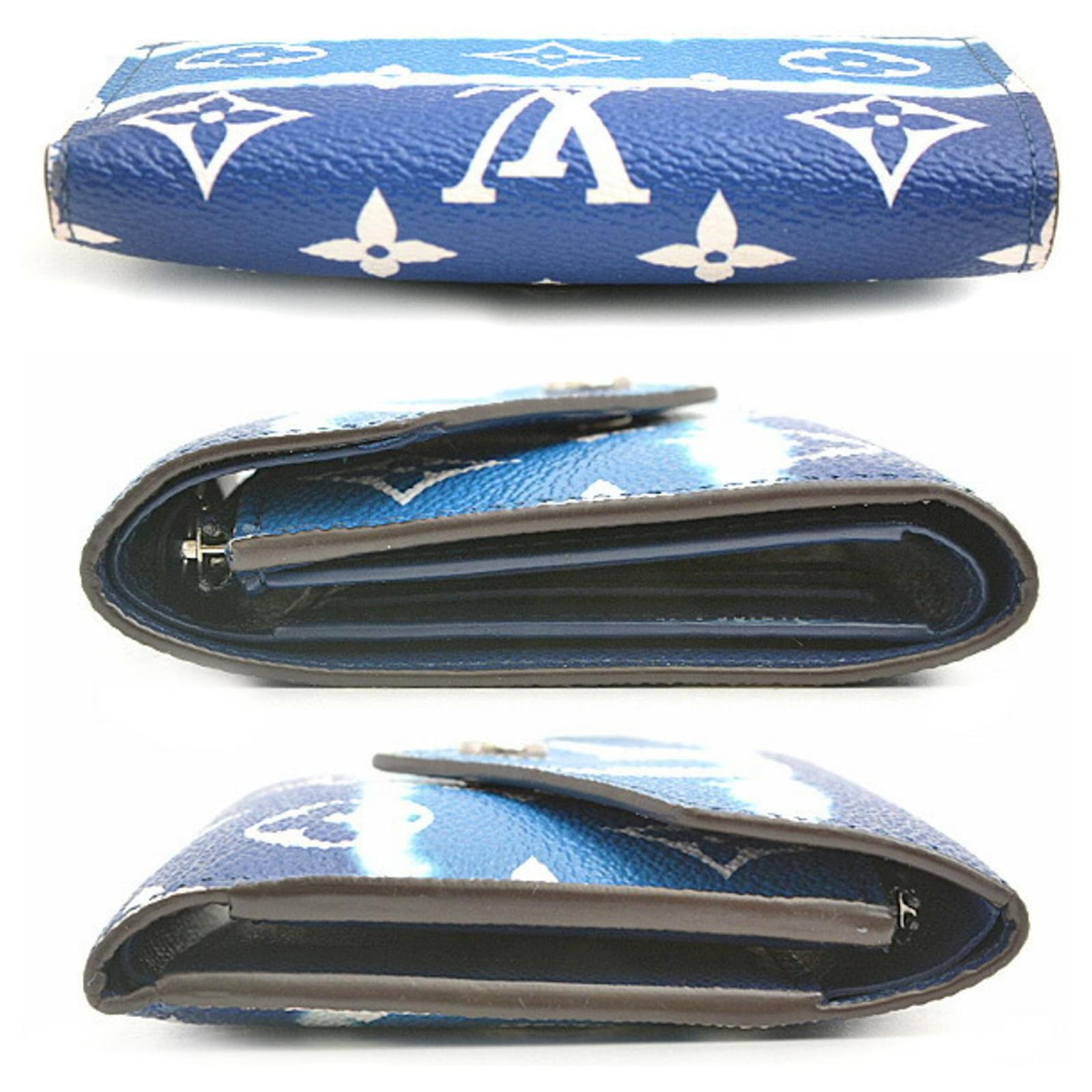Louis Vuitton Monogram Escal Tri-fold Wallet Blue Plastic  ref.2278363