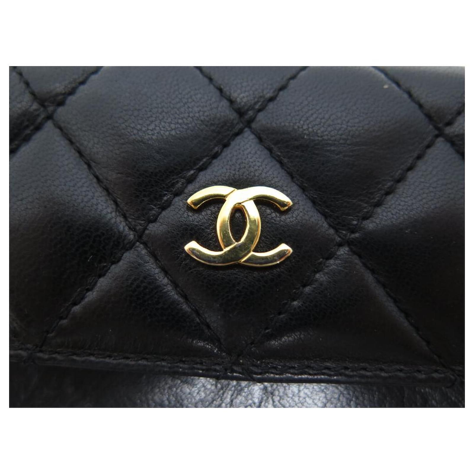 Sac Pochette Sac Chanel Cuir MatelassÃ© Chanel Pochette Trousse