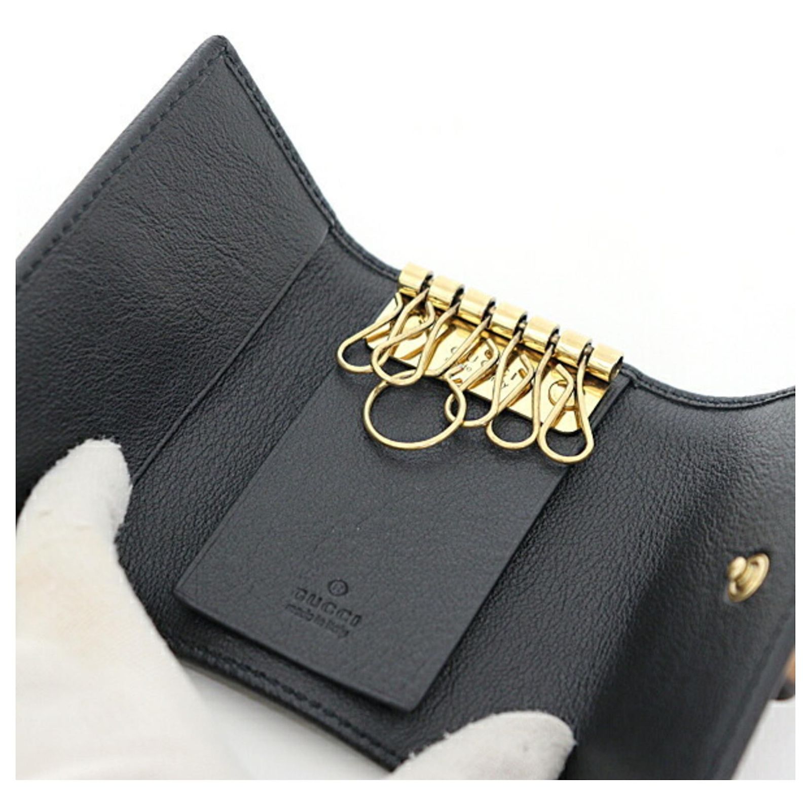 Gucci Diana Key Case in Black Leather ref.2281641 - Joli Closet