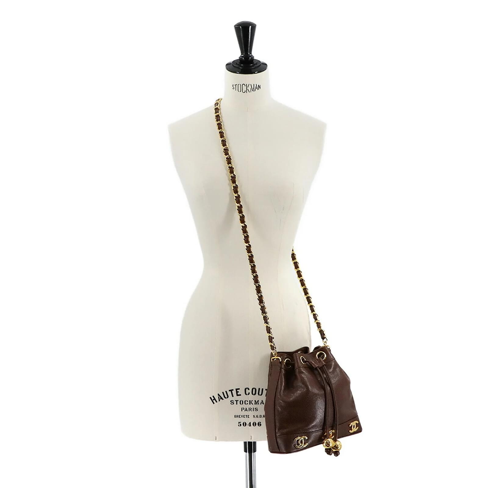 Chanel Triple Coco Chain Shoulder Bag Brown ref.2282013 - Joli Closet