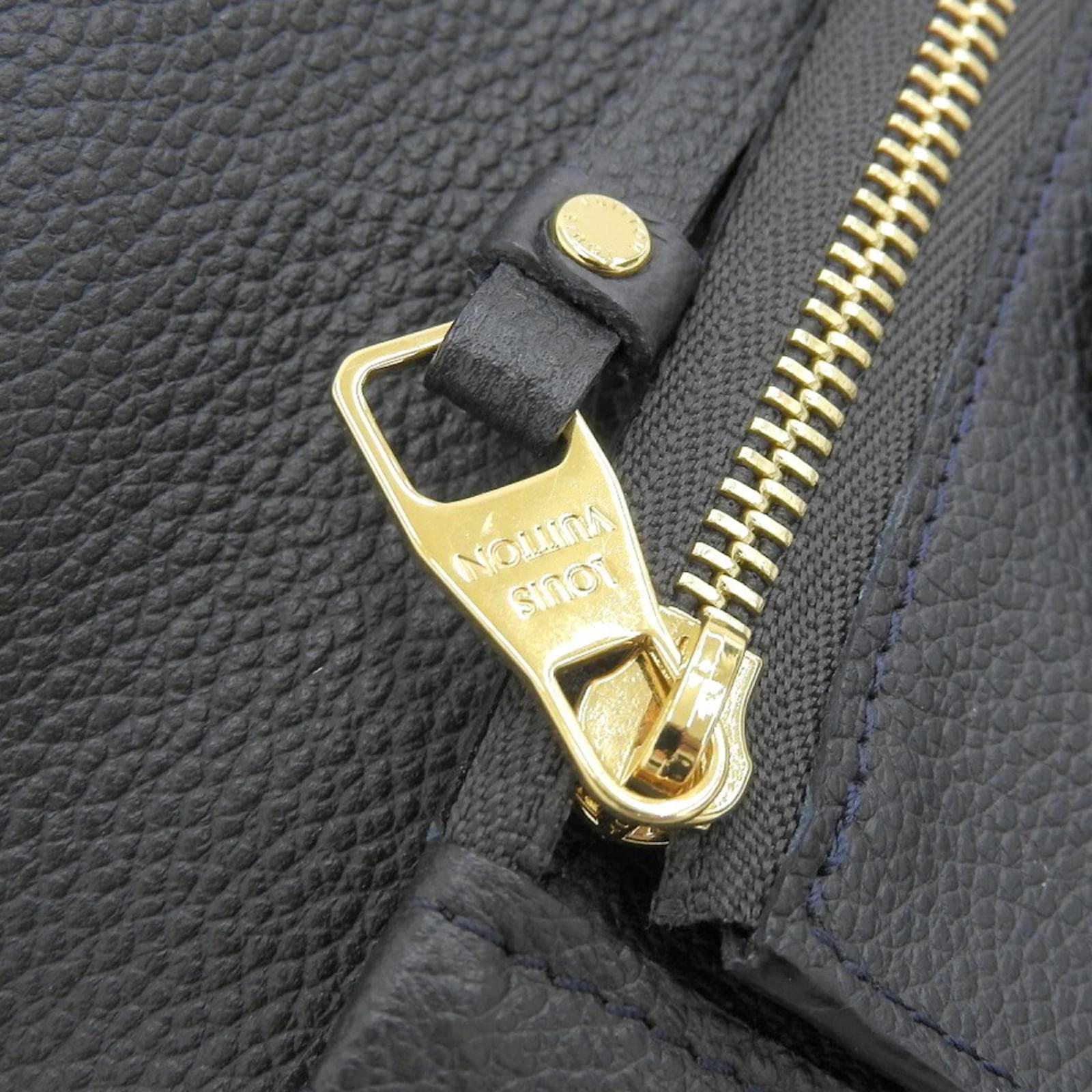 Louis Vuitton Monogram Empreinte Long Wallet Navy blue Cloth  ref.2282215