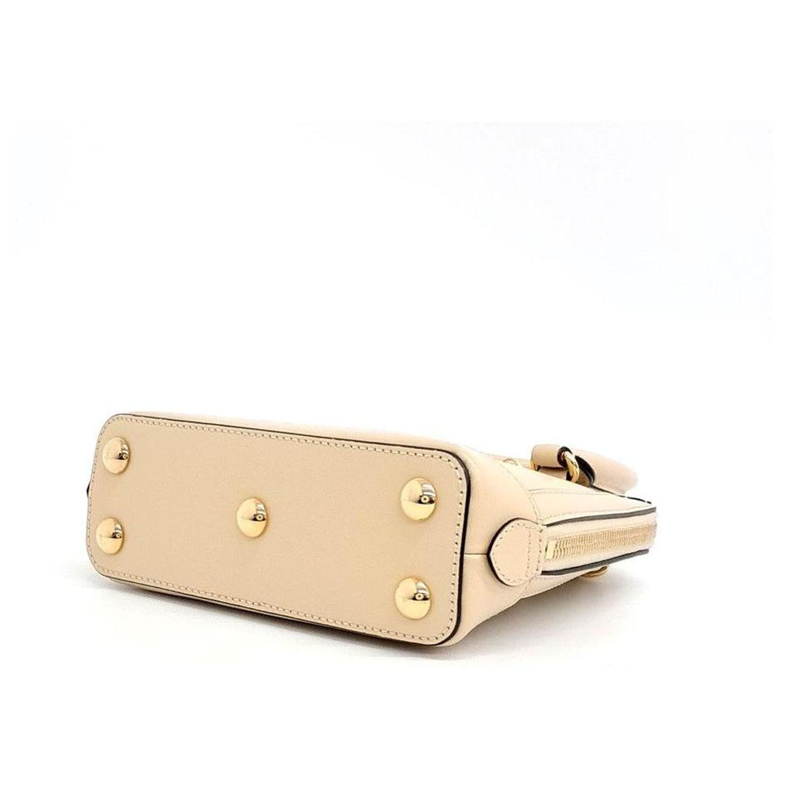 GUCCI Horsebit 1955 Mini Top Handle Bag (640716) (8531957) White ref ...