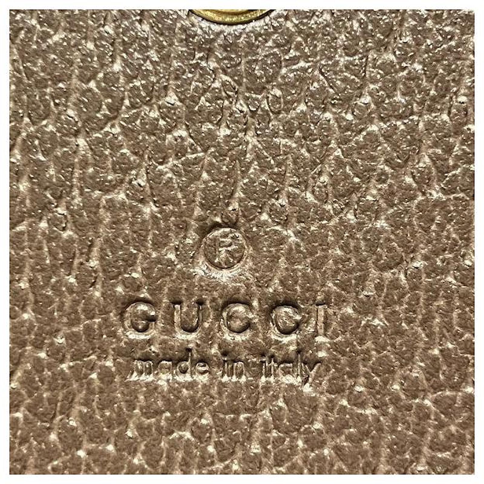 Gucci Ophidia GG Supreme Wallet Brown Cloth ref.2288259