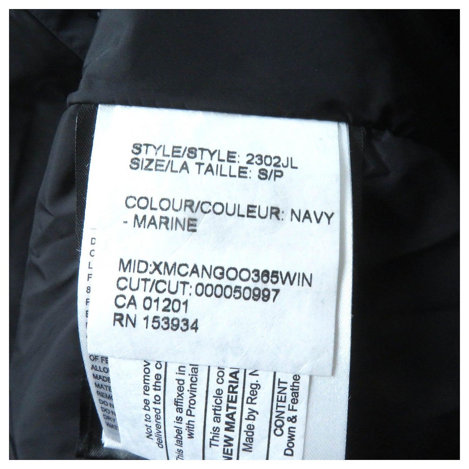 Canada Goose Mackenzie Parka 2302JL Navy Women Blue Navy blue 