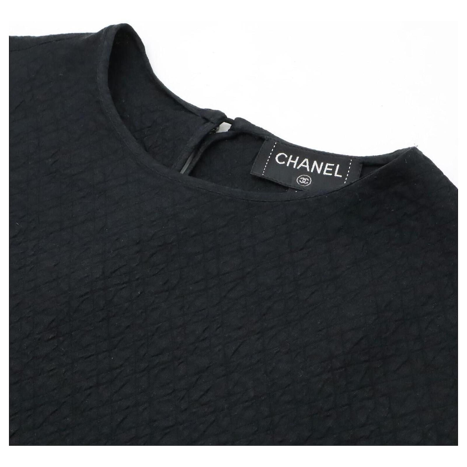 トップス CHANEL coco mark knit best 42 Authentic Chanel COCO Coco Mark Short Sleeve Knit Sweater