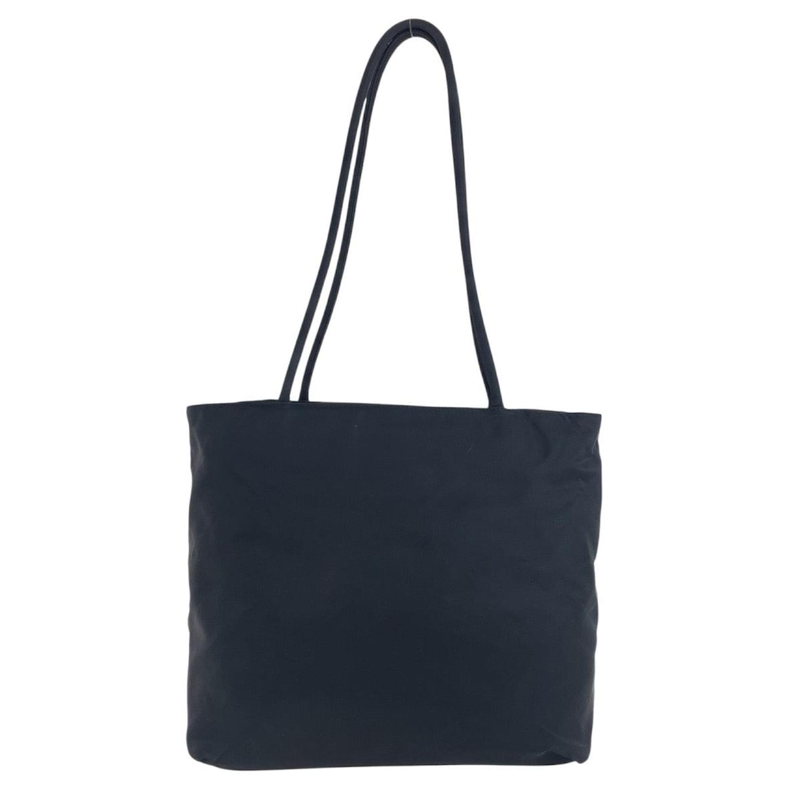Prada Tessuto Triangle Logo 2way bag Black Nylon ref.2291845