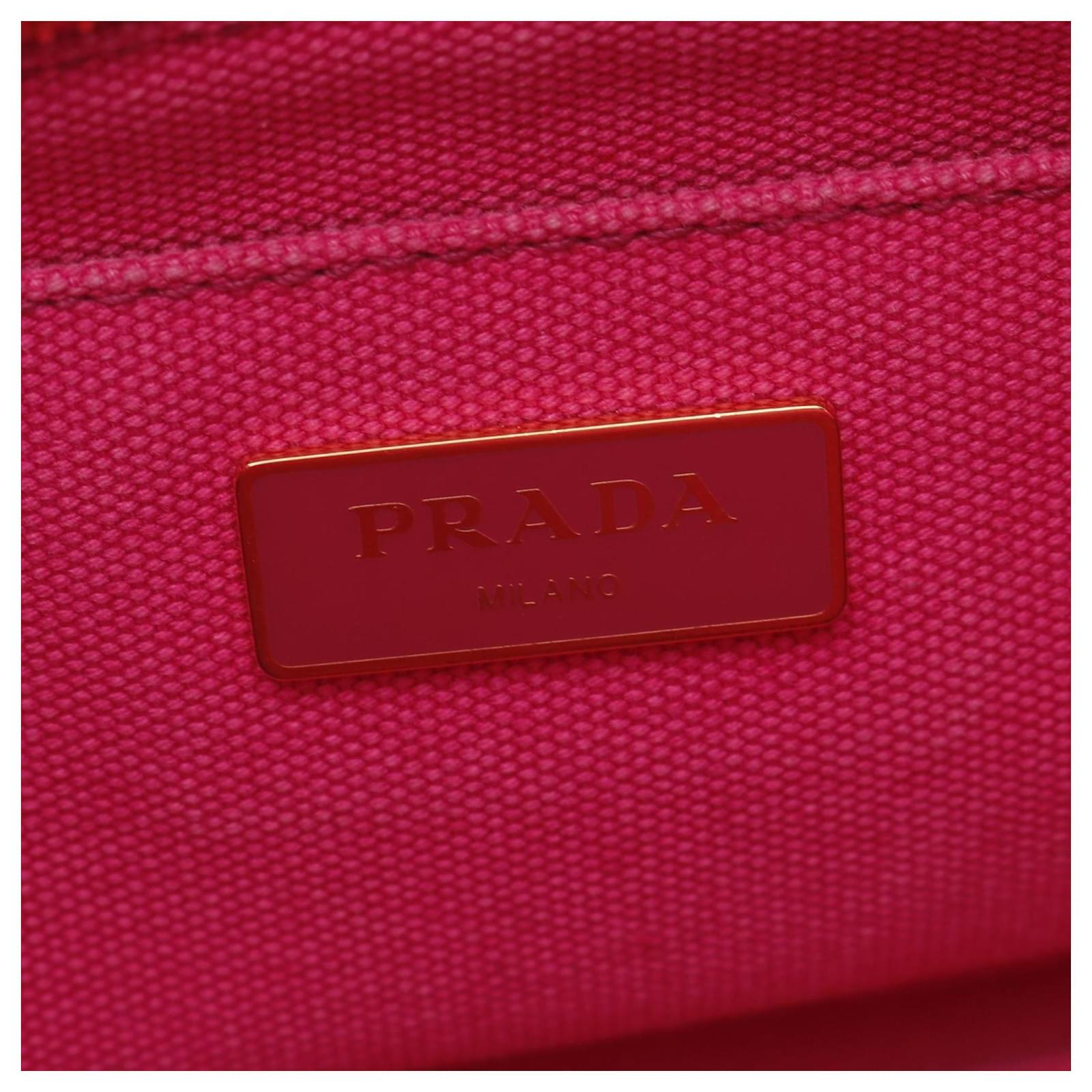 バッグ PRADA CANAPA SPORT CANVAS TOTE BAG Prada Canapa Canvas 2way Tote Bag Grey Cloth ref.2296077