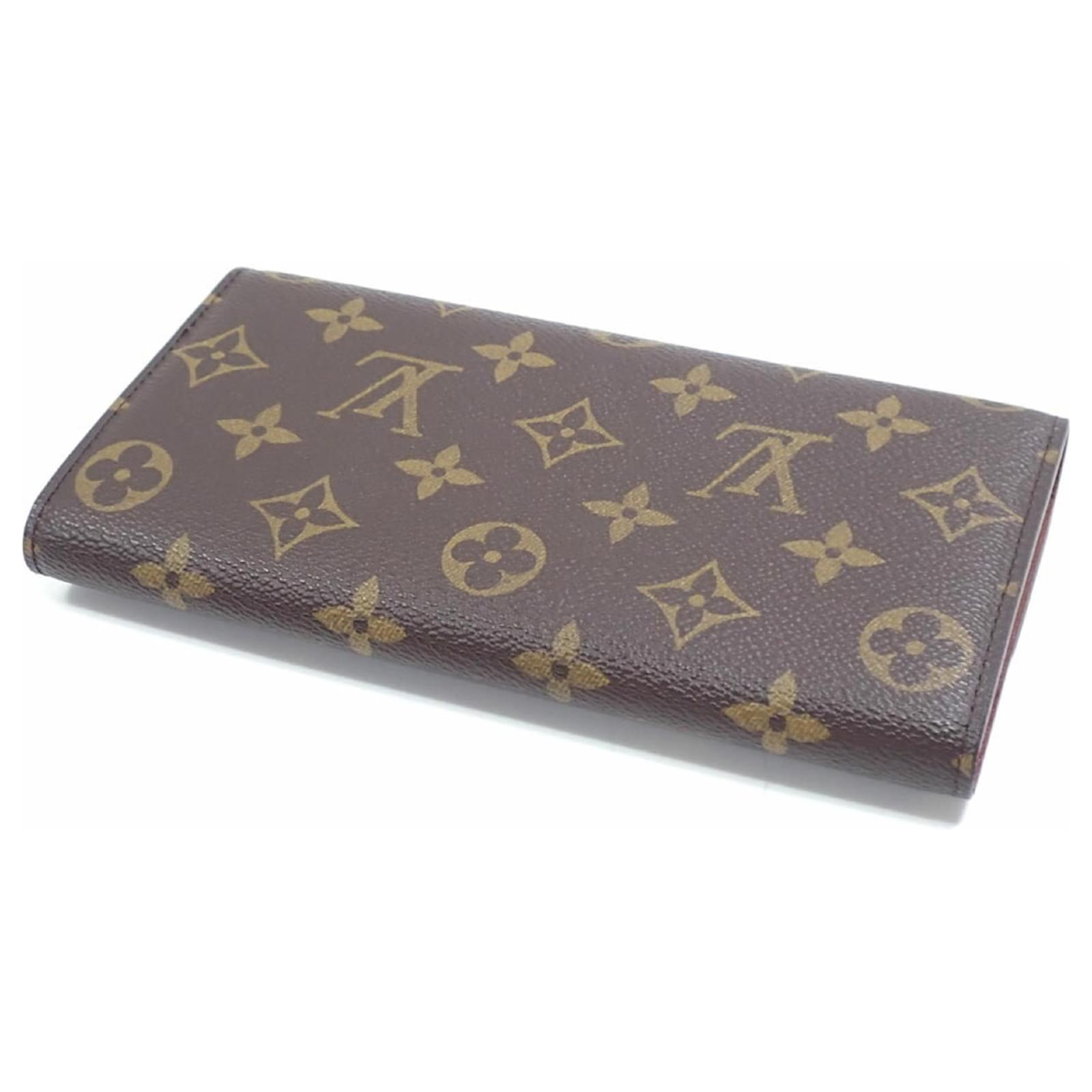 Louis Vuitton Bi-fold Long Wallet Brown Patent leather  ref.2293772