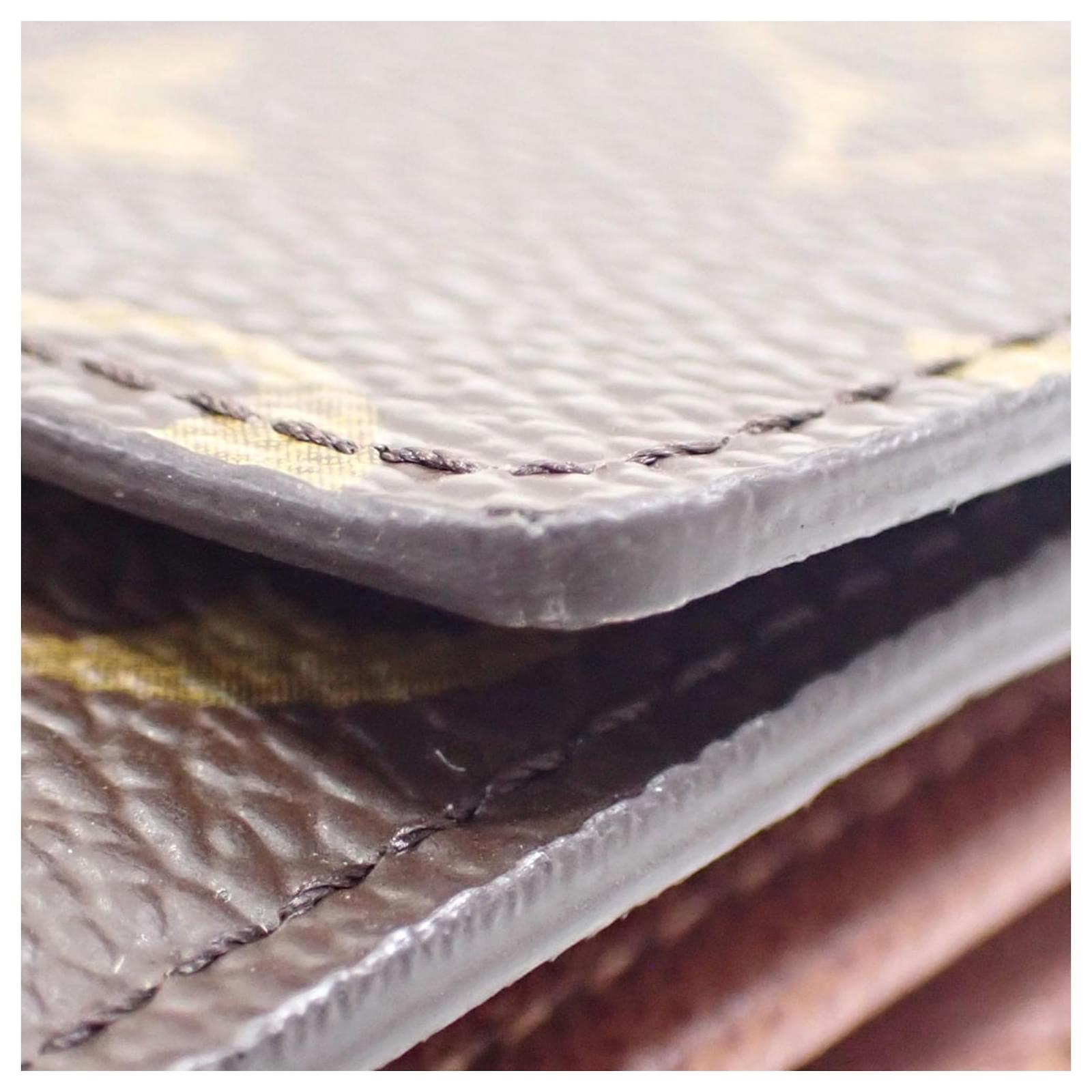 Louis Vuitton Bi-fold Long Wallet Brown Patent leather  ref.2293772