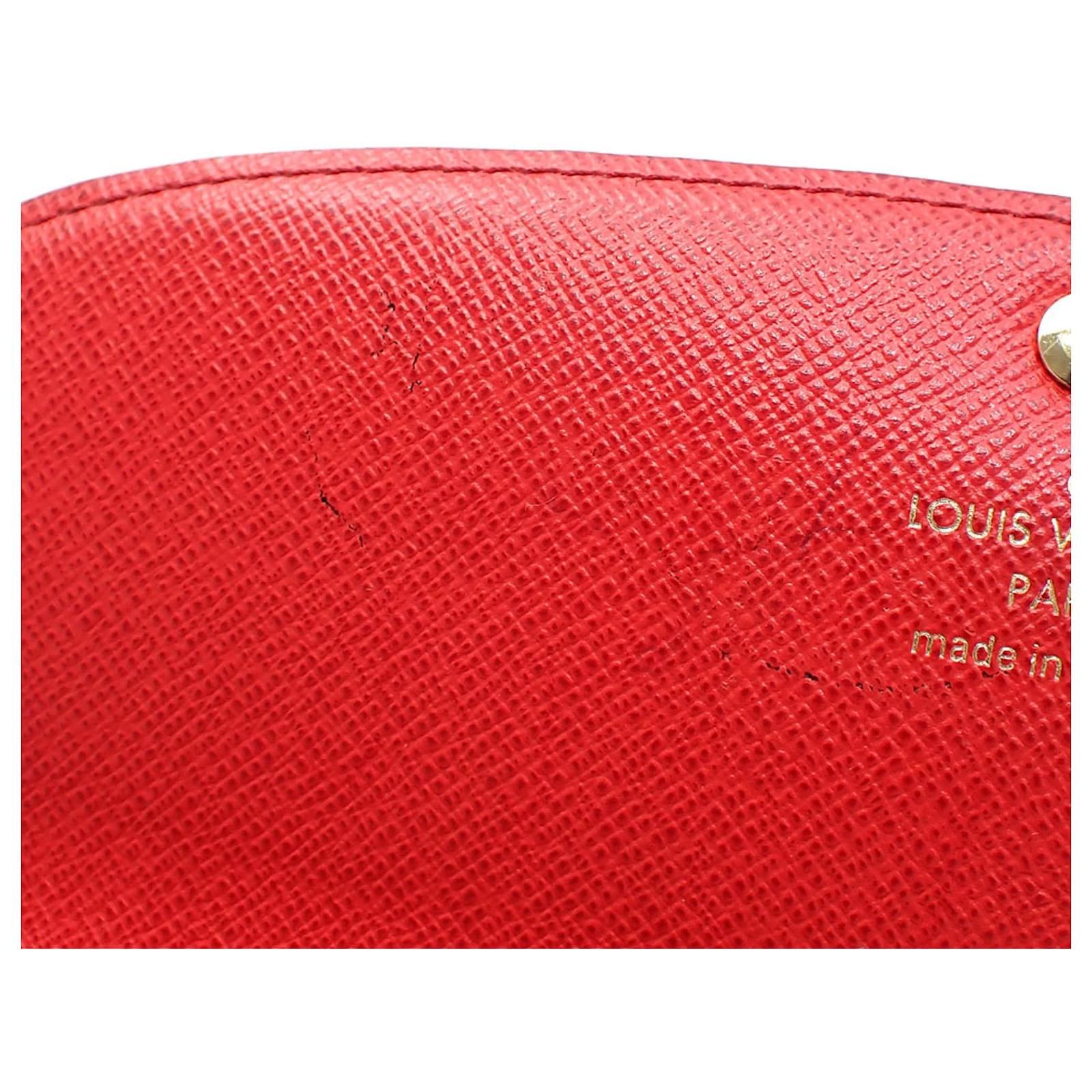 Louis Vuitton Bi-fold Long Wallet Brown Red Patent leather  ref.2294042
