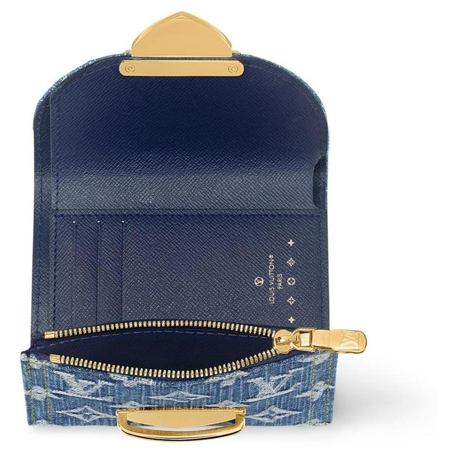 Louis Vuitton LV Victorine denim wallet new Blue  ref.2294876