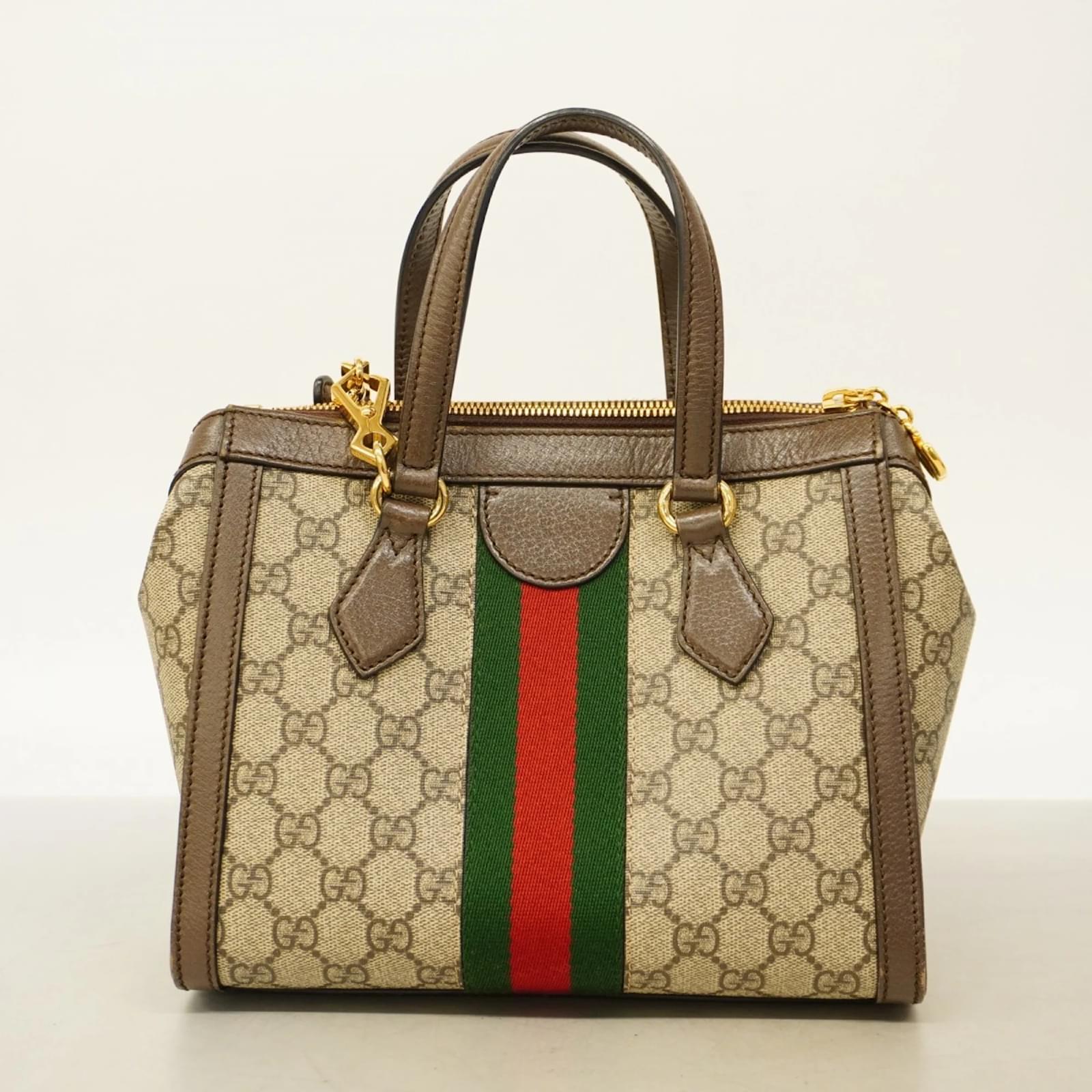 Gucci Ophidia Handbag Brown Plastic ref.2295412 - Joli Closet