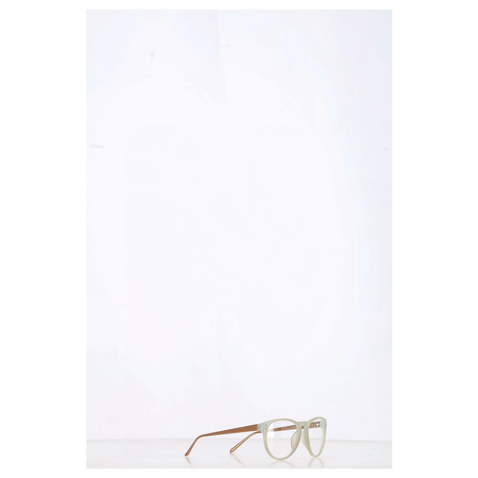 Linda Farrow Oval Frame Eyeglasses in Green Acetate Oval Sunglasses in Green | LINDA FARROW Luxury Eyewear main image 2