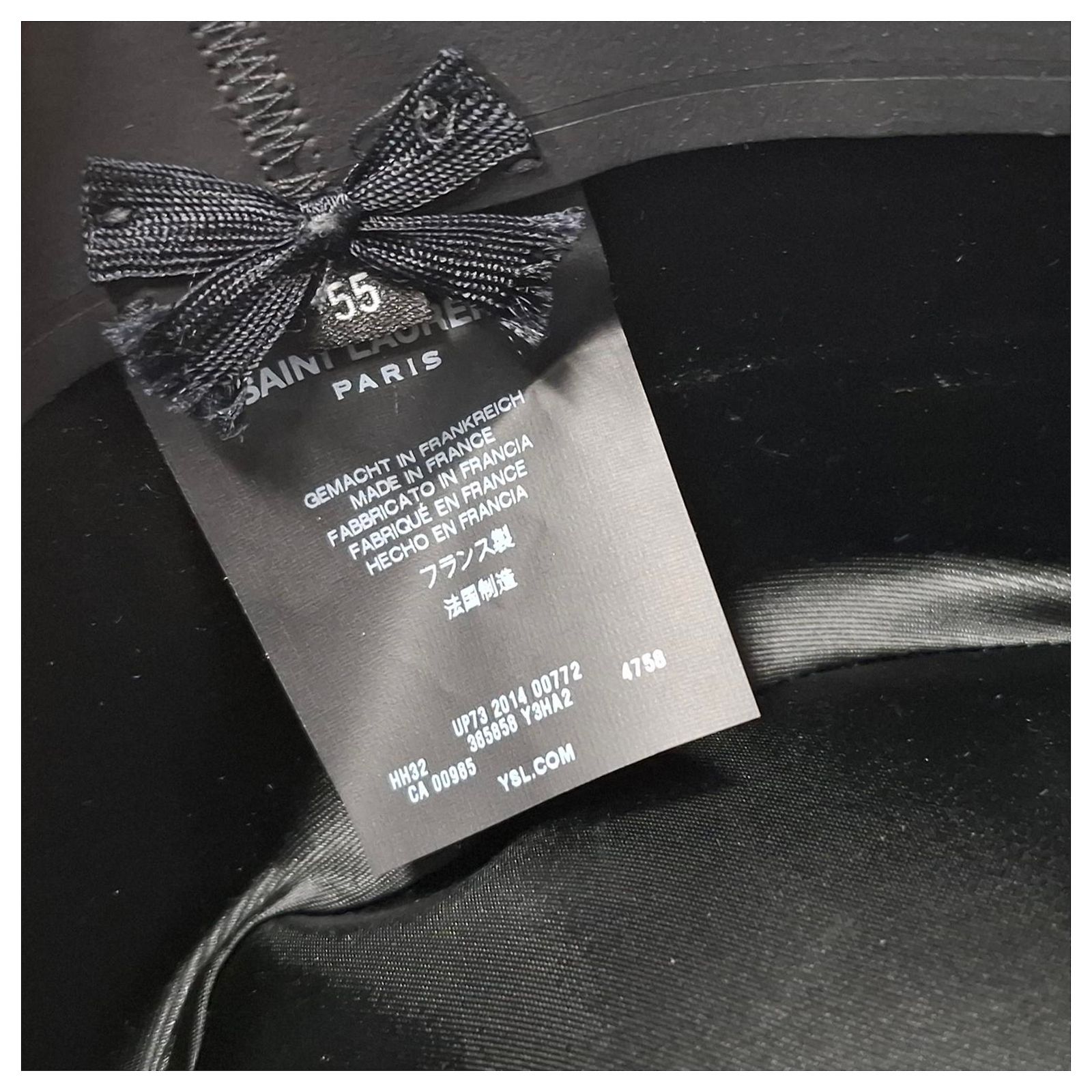Saint Laurent Fedora Hat in Light Blue Wool Hartley Wool Felt Light Blue Hats | Canopy Bay main image 2