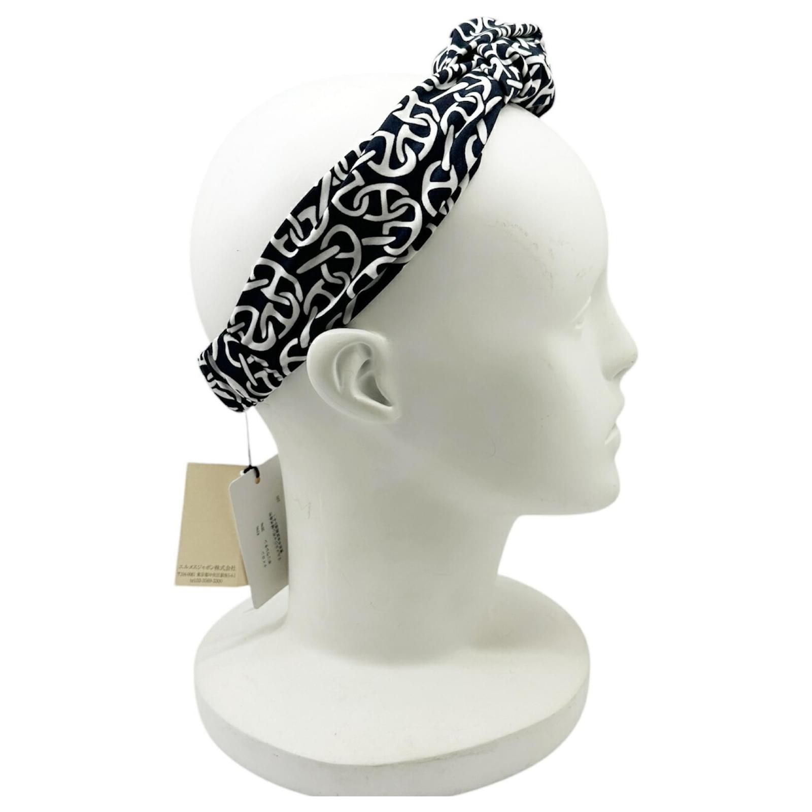 Hermès Hermes Gabi Naoussa Chaine d'Ancre Printed Headband