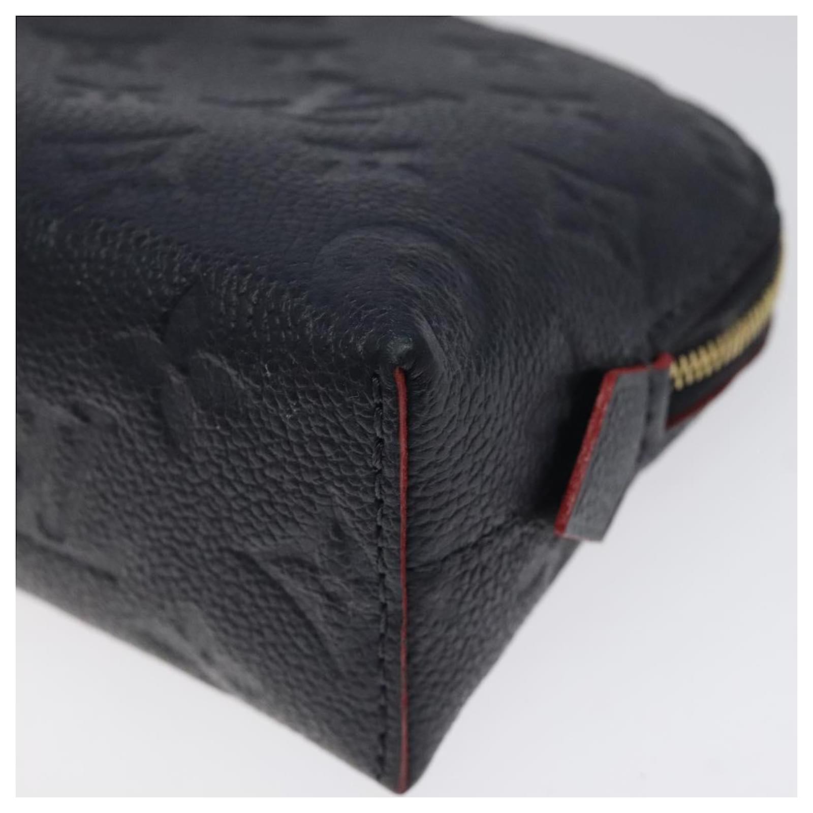 LOUIS VUITTON Empreinte Pochette Cosmetic PM Pouch Navy M69413 LV Auth 126078 Navy blue  ref.2296958