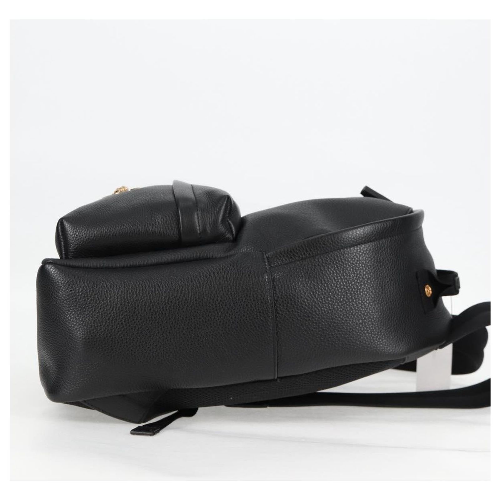 VERSACE Backpack Leather Black Gold Auth 118682A VERSACE Backpack Nylon Black Gold Auth 118728A Golden ref  main image 4
