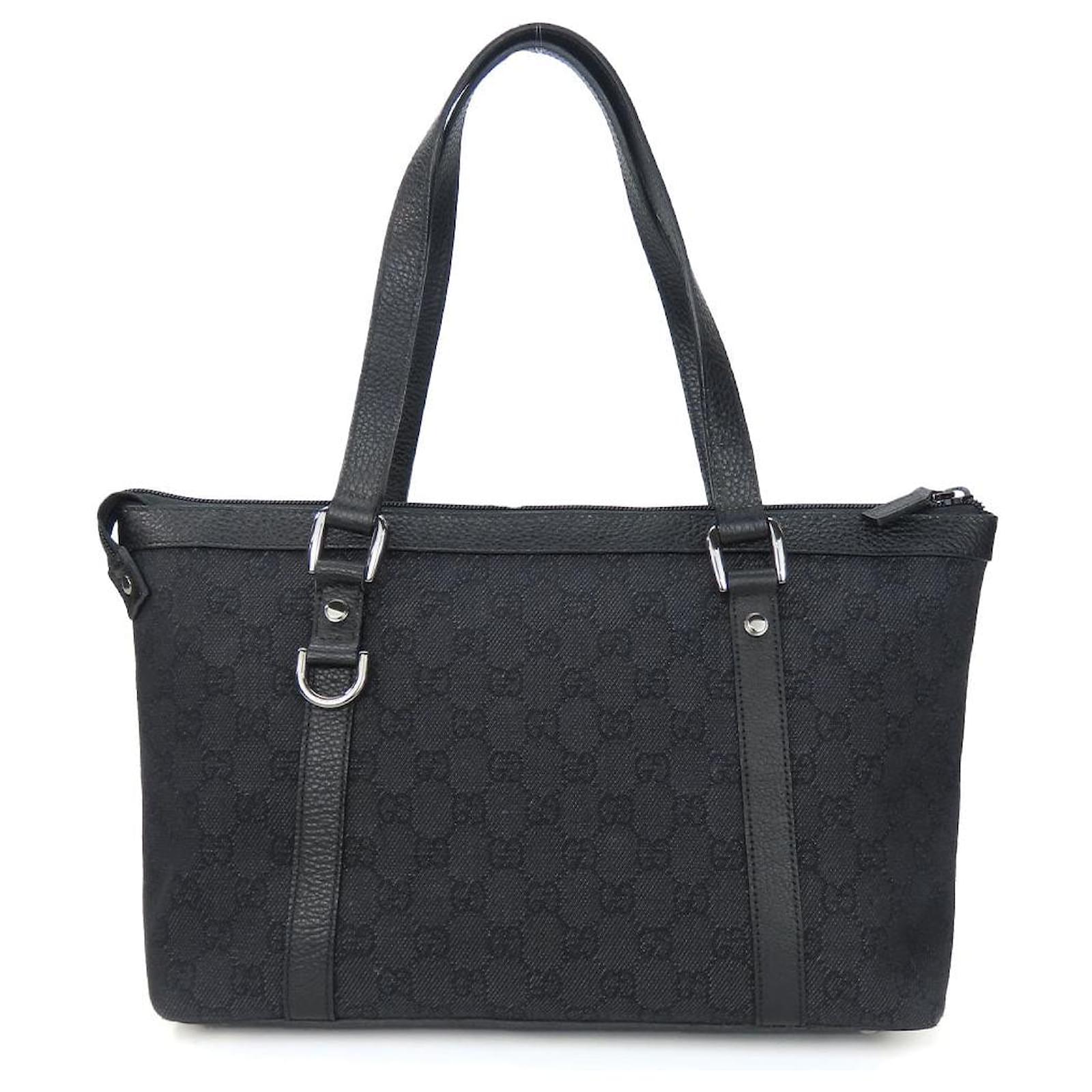 Gucci GG Canvas Tote Bag 268640 Black Cloth ref.2298111