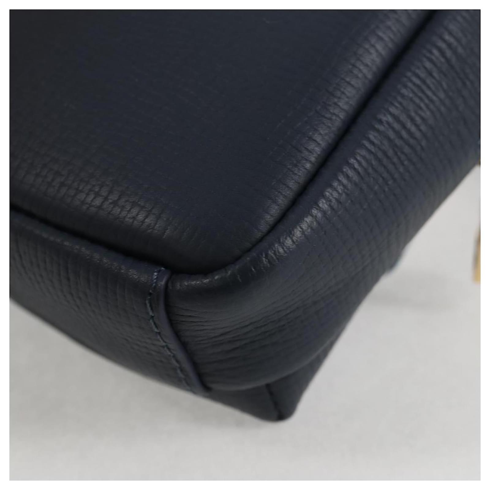 LOUIS VUITTON LV Squared Double Phone Pouch Blue M81060 LV Auth 118392SM Cloth  ref.2299643
