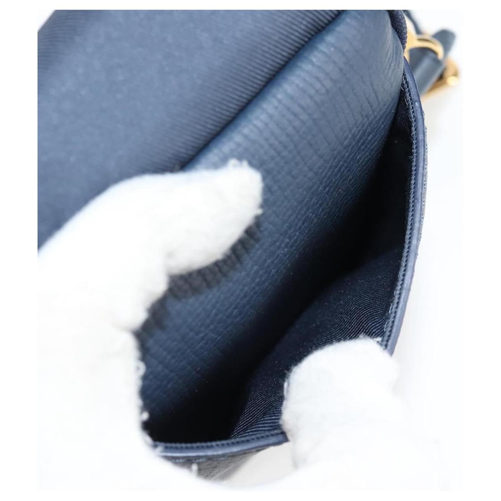LOUIS VUITTON LV Squared Double Phone Pouch Blue M81060 LV Auth 118392SM Cloth  ref.2299643