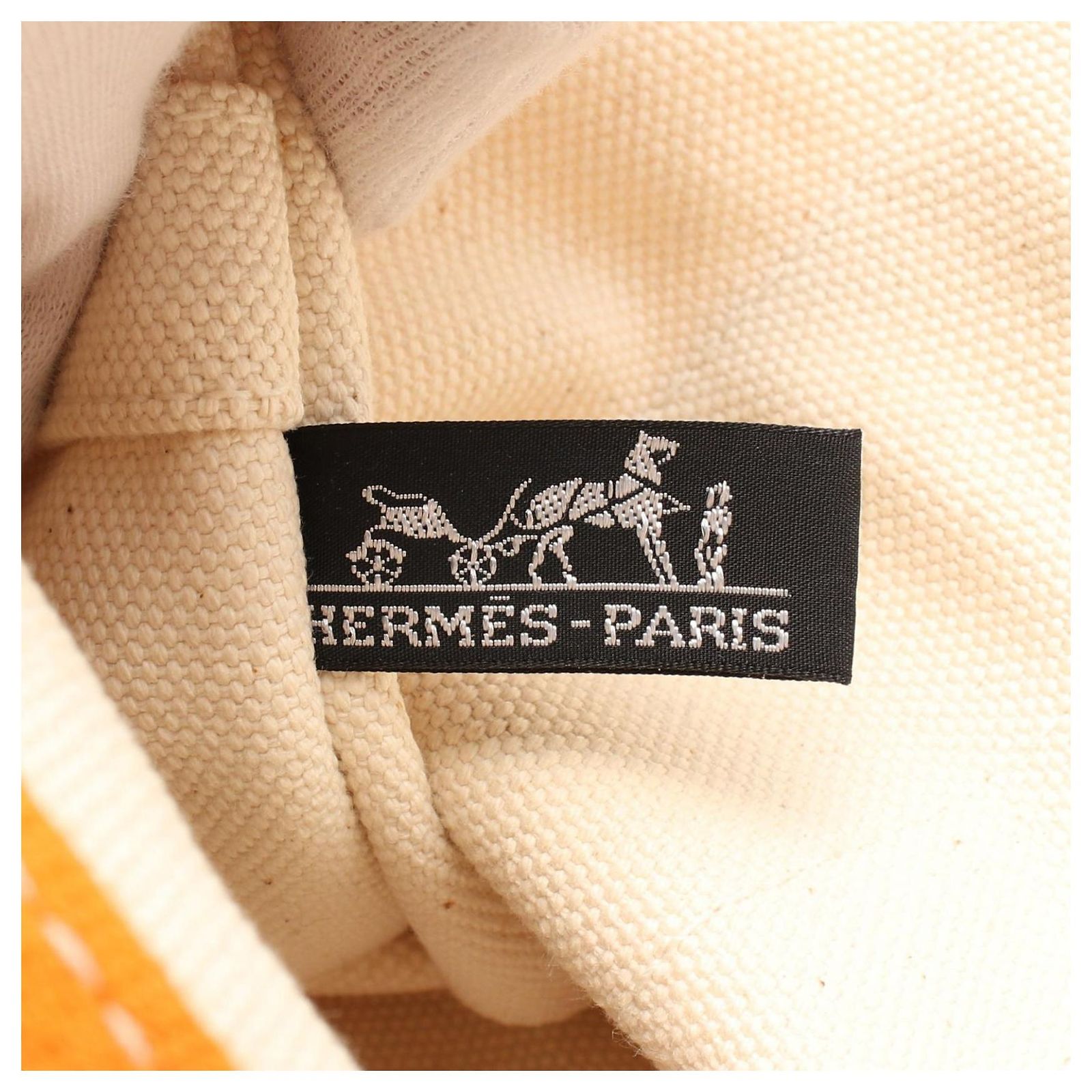 Hermès Hermes Bora Bora PM Canvas Tote Bag Orange Cloth ref.2301461 ...
