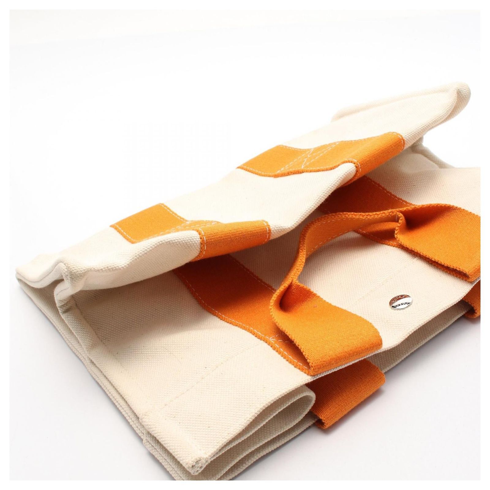 Hermès Hermes Bora Bora PM Canvas Tote Bag Orange Cloth ref.2301461 ...