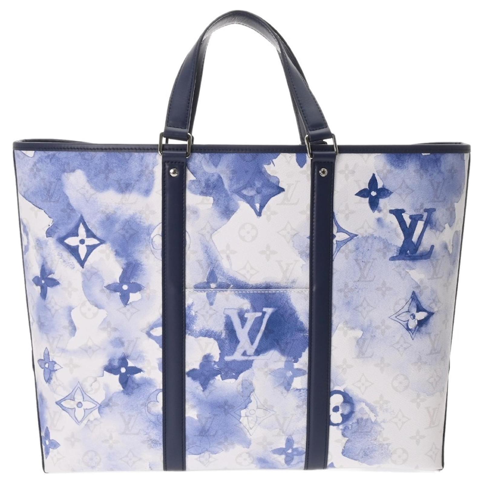 Louis Vuitton Weekend Blue Cloth  ref.2302422