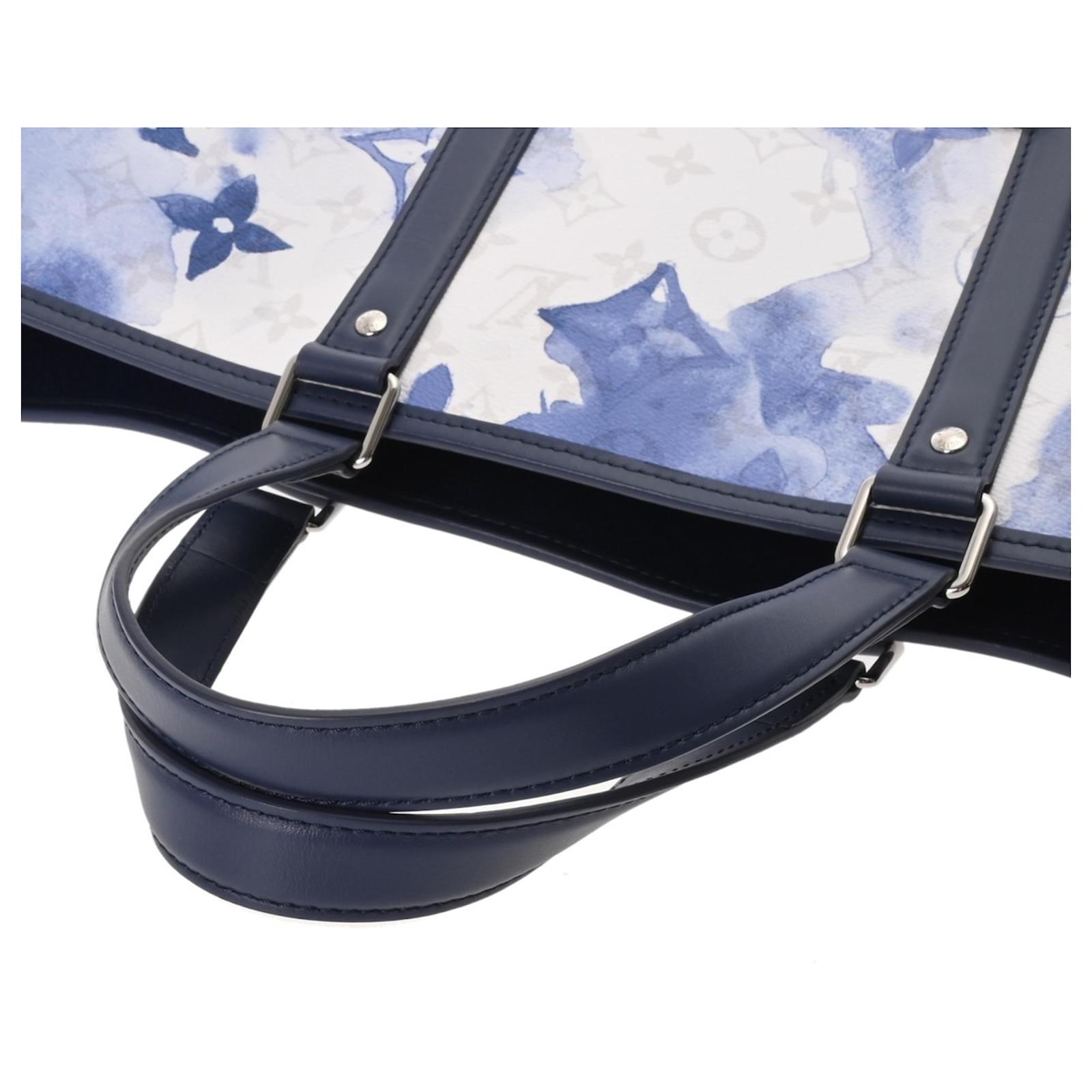 Louis Vuitton Weekend Blue Cloth  ref.2302422