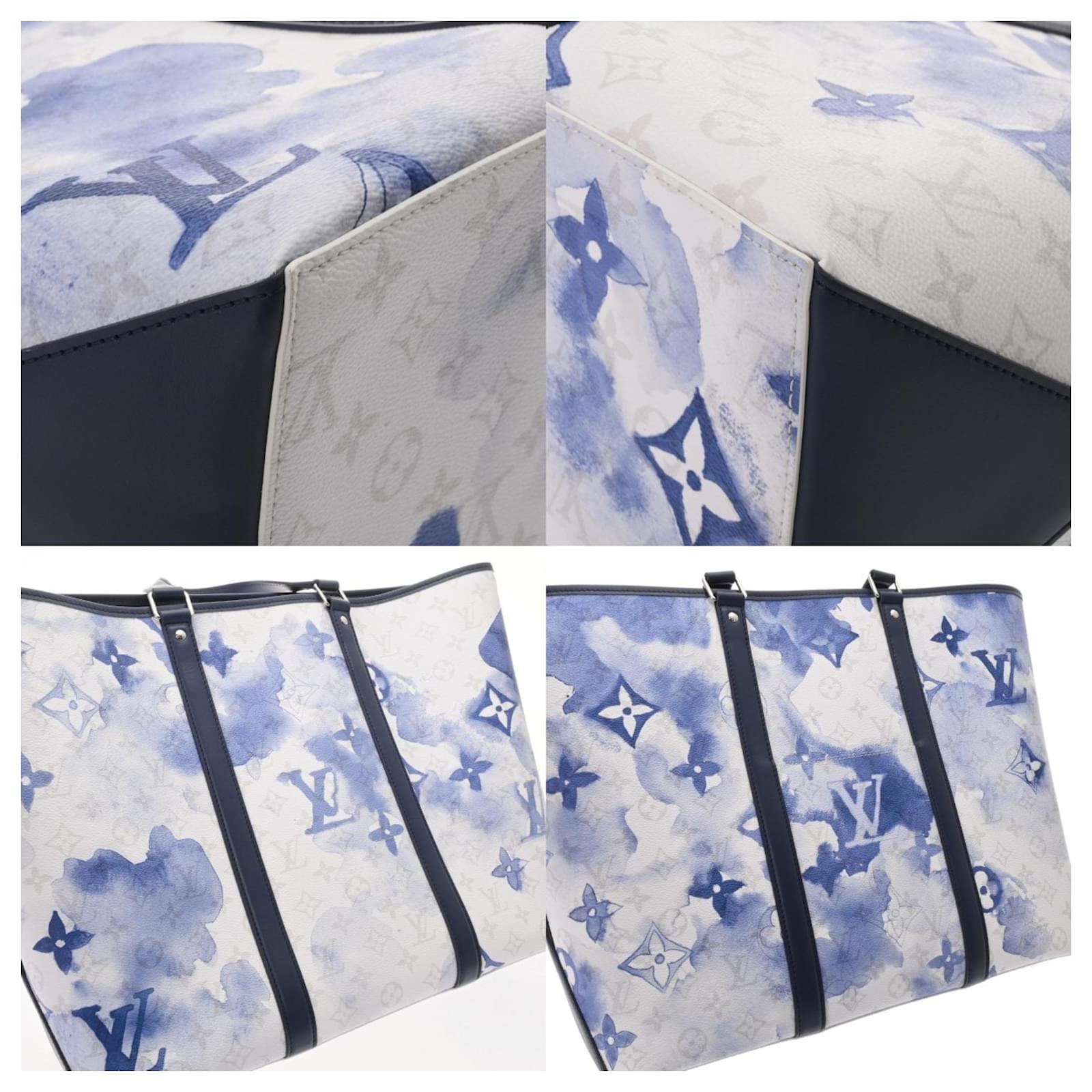 Louis Vuitton Weekend Blue Cloth  ref.2302422