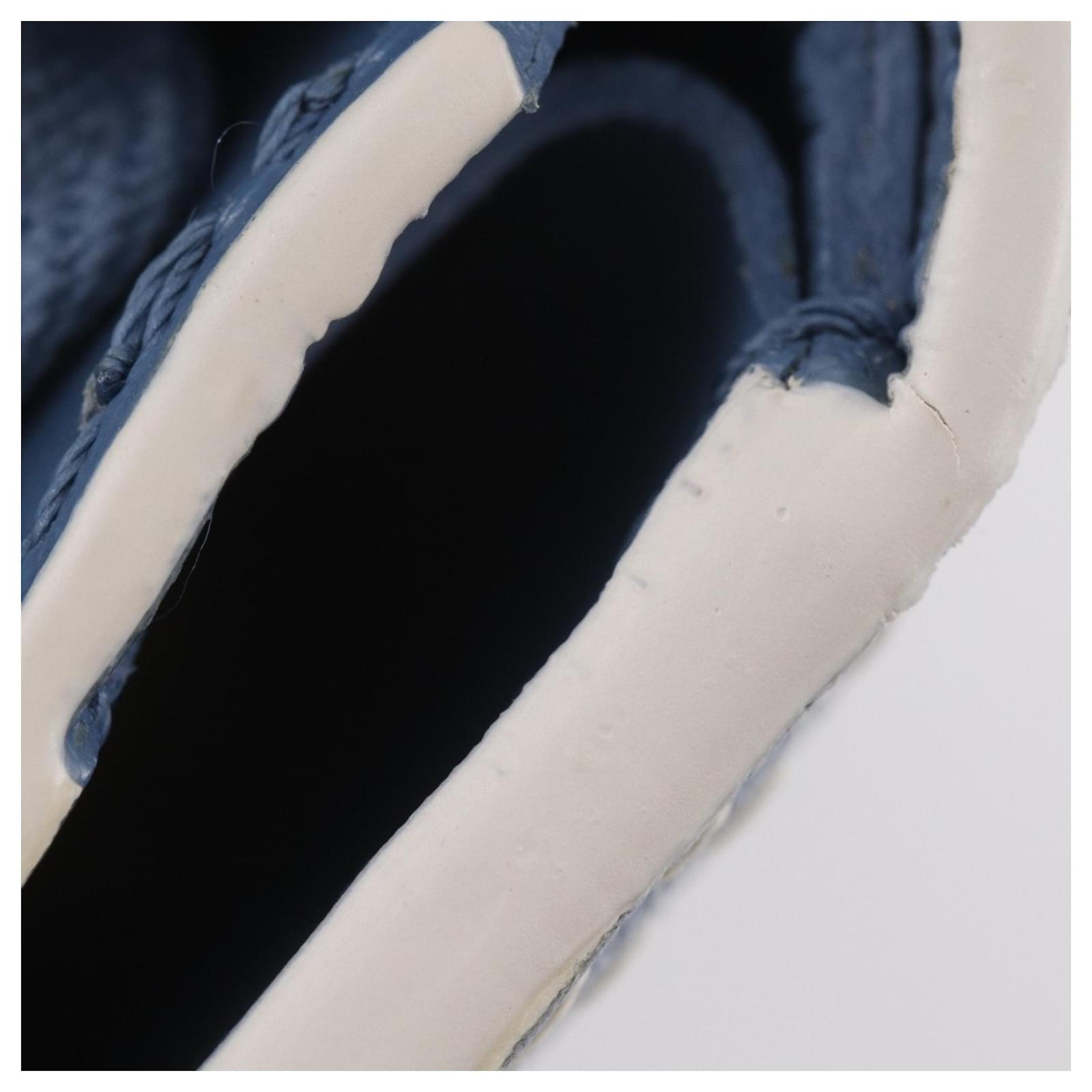 Louis Vuitton Compact Zip Bi-fold Wallet Blue Leather ref.2303188