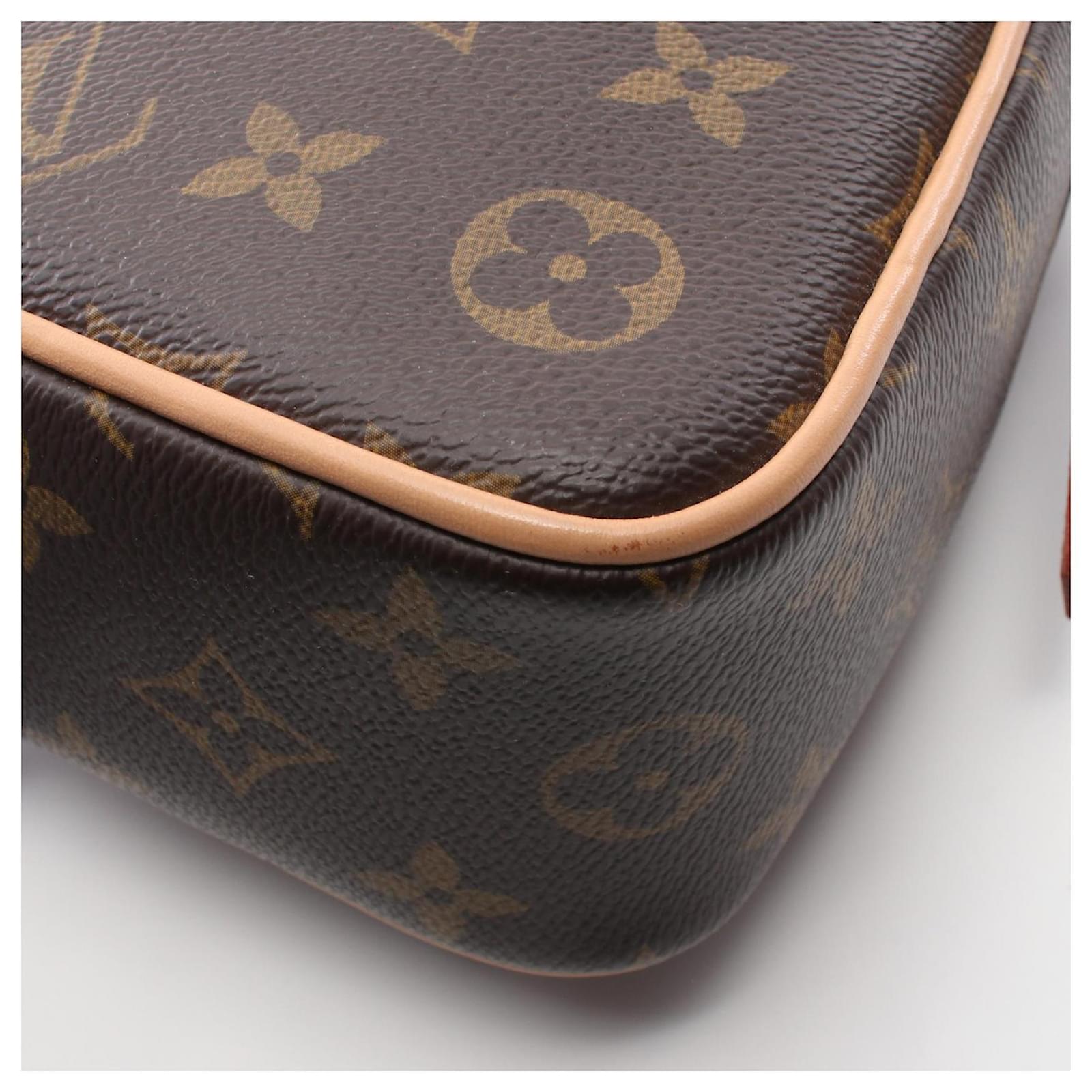 Louis Vuitton Monogram Sac Coeur Shoulder Bag Brown Cloth ref
