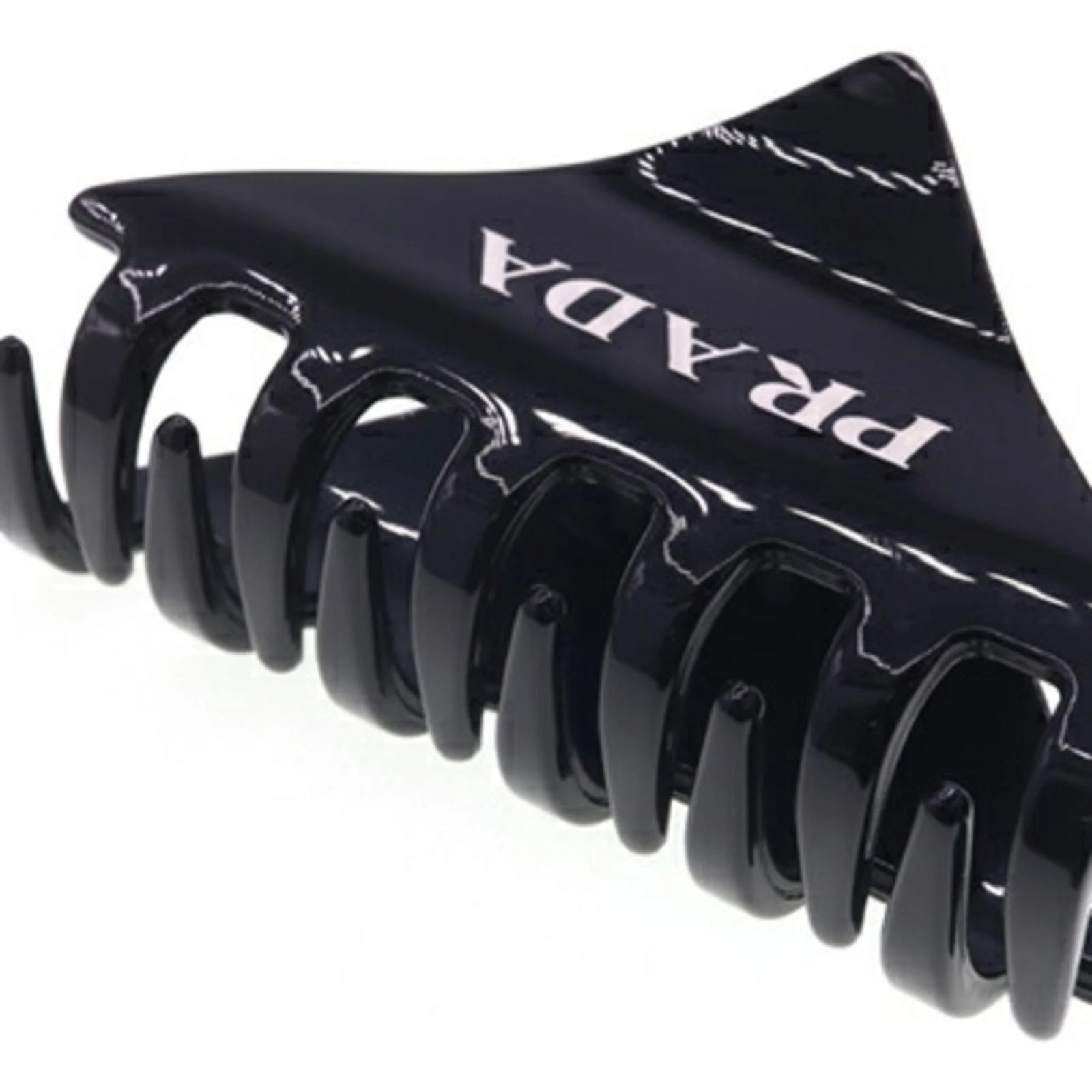 Prada Hair Plex Clip 1IF109 Black Barrette for Women PRADA Prada Hair Plex Clip 1IF109 Black Barrette ref.2309059  main image 2