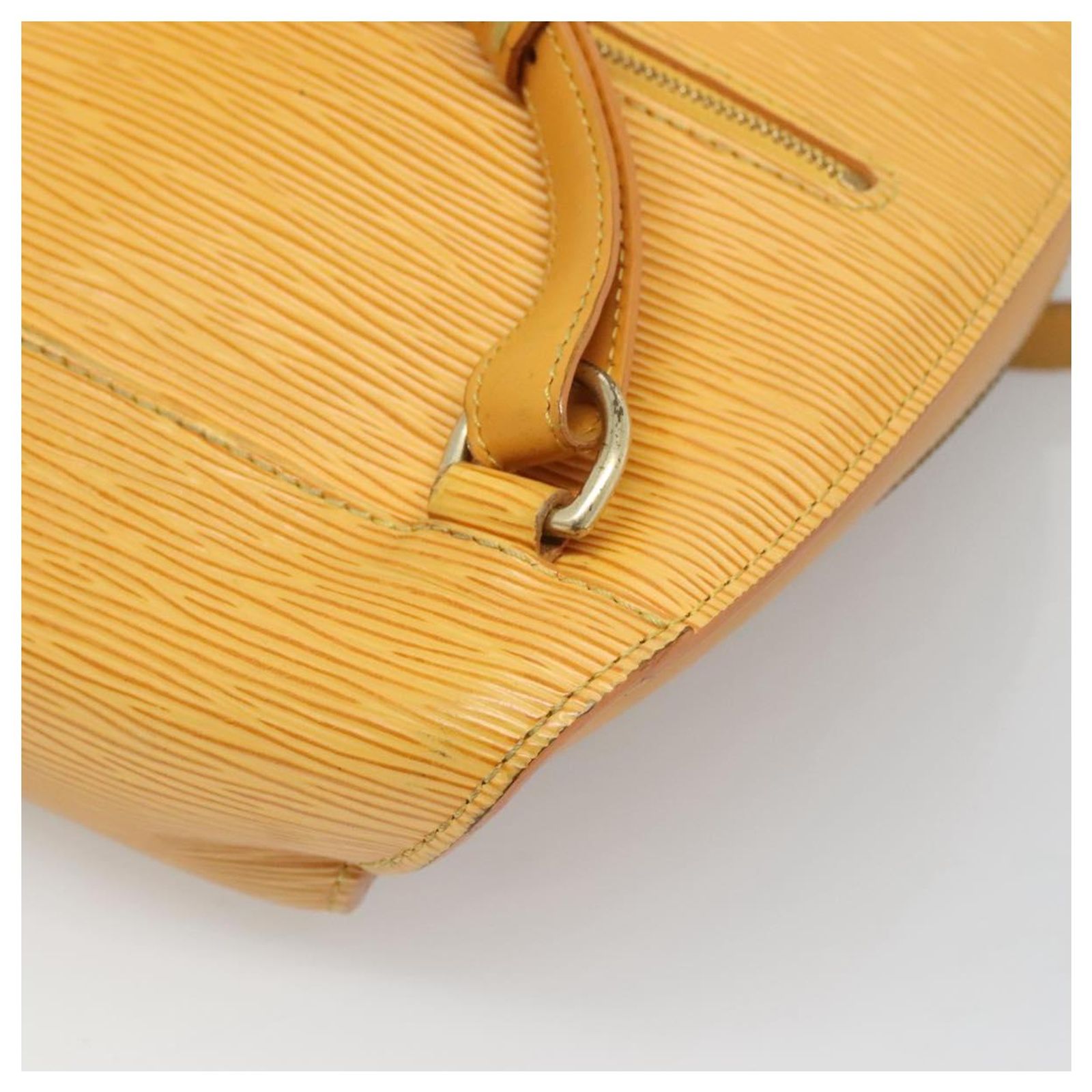 LOUIS VUITTON Epi Mabillon Backpack Yellow M52239 LV Auth 