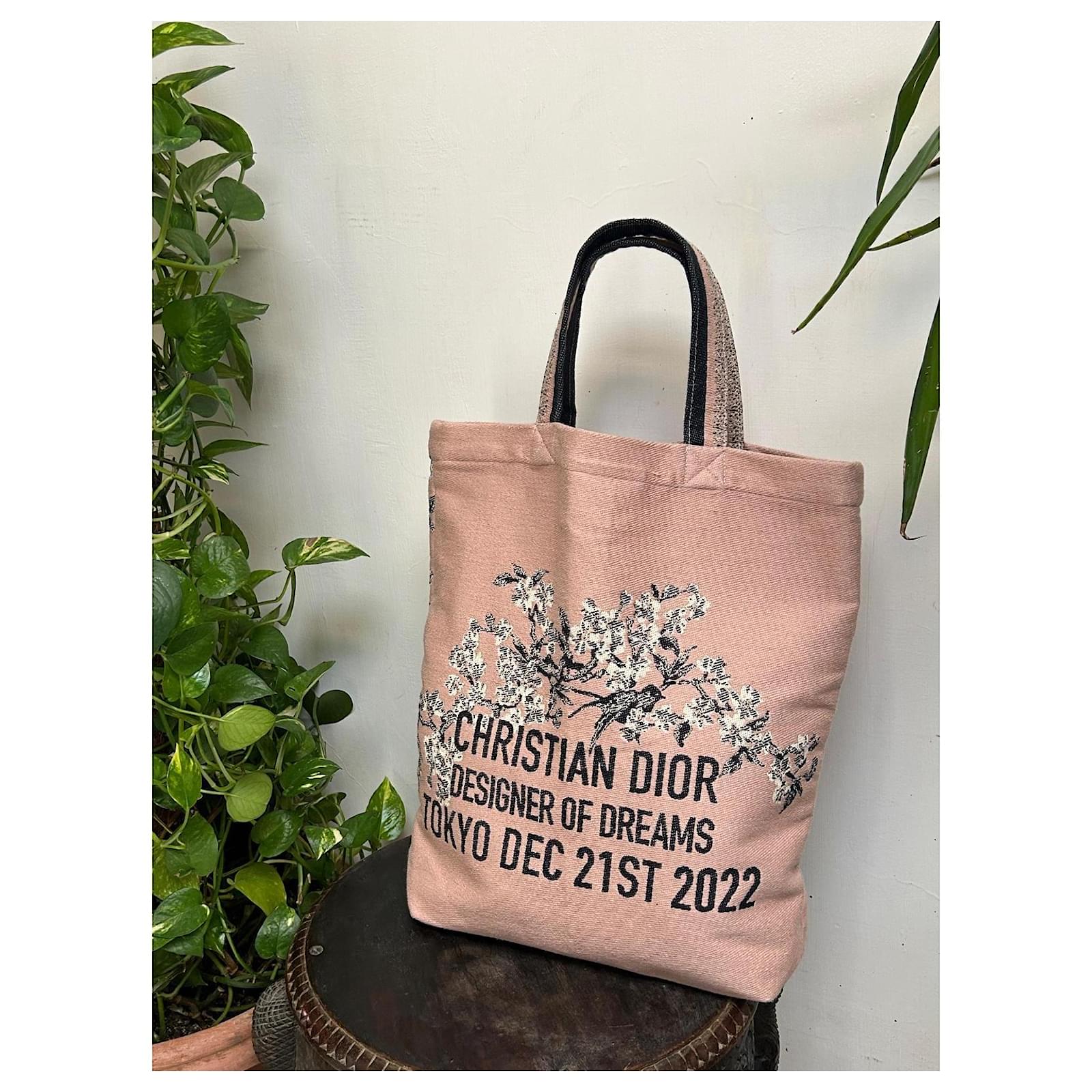 Christian Dior pink tote bag Tokyo 2022 Cotton ref.2309587 - Joli
