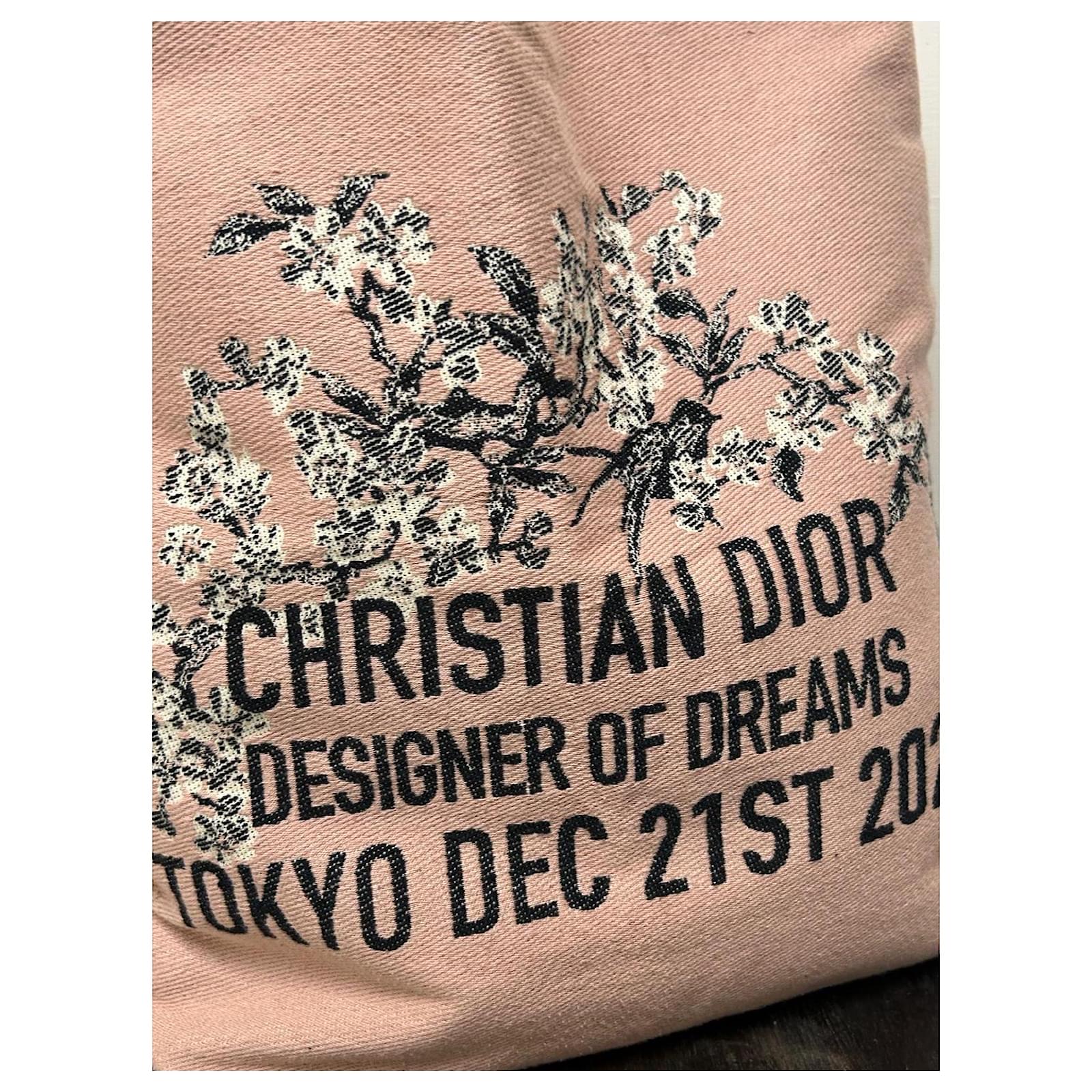 Christian Dior pink tote bag Tokyo 2022 Cotton ref.2309587 - Joli