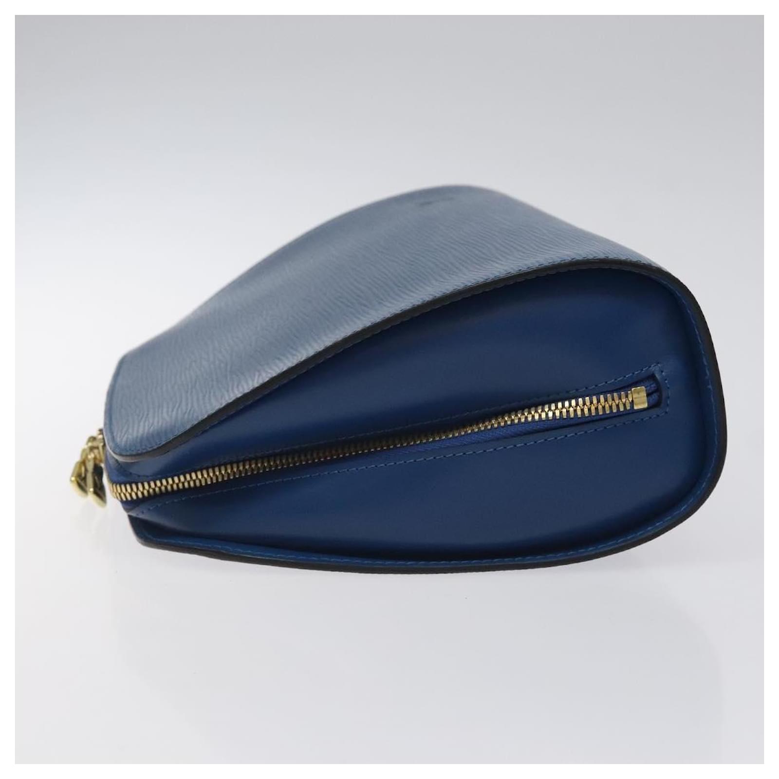 LOUIS VUITTON Epi Dauphine GM Pouch Blue M48435 LV Auth 127205 Leather  ref.2310748