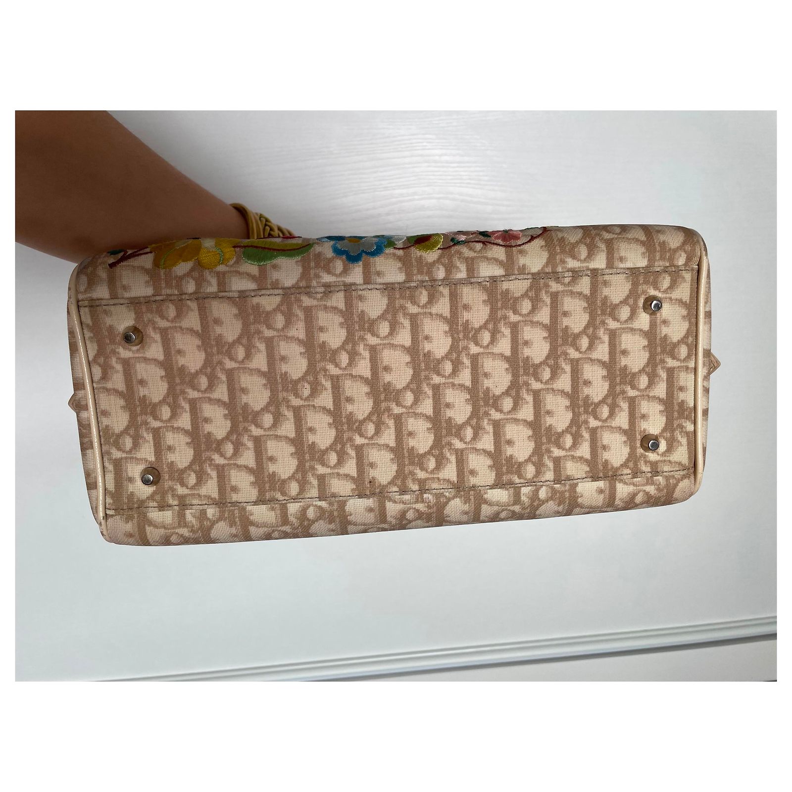 Christian Dior Embroidered Dior Vintage Boston Bag – Rare Galliano