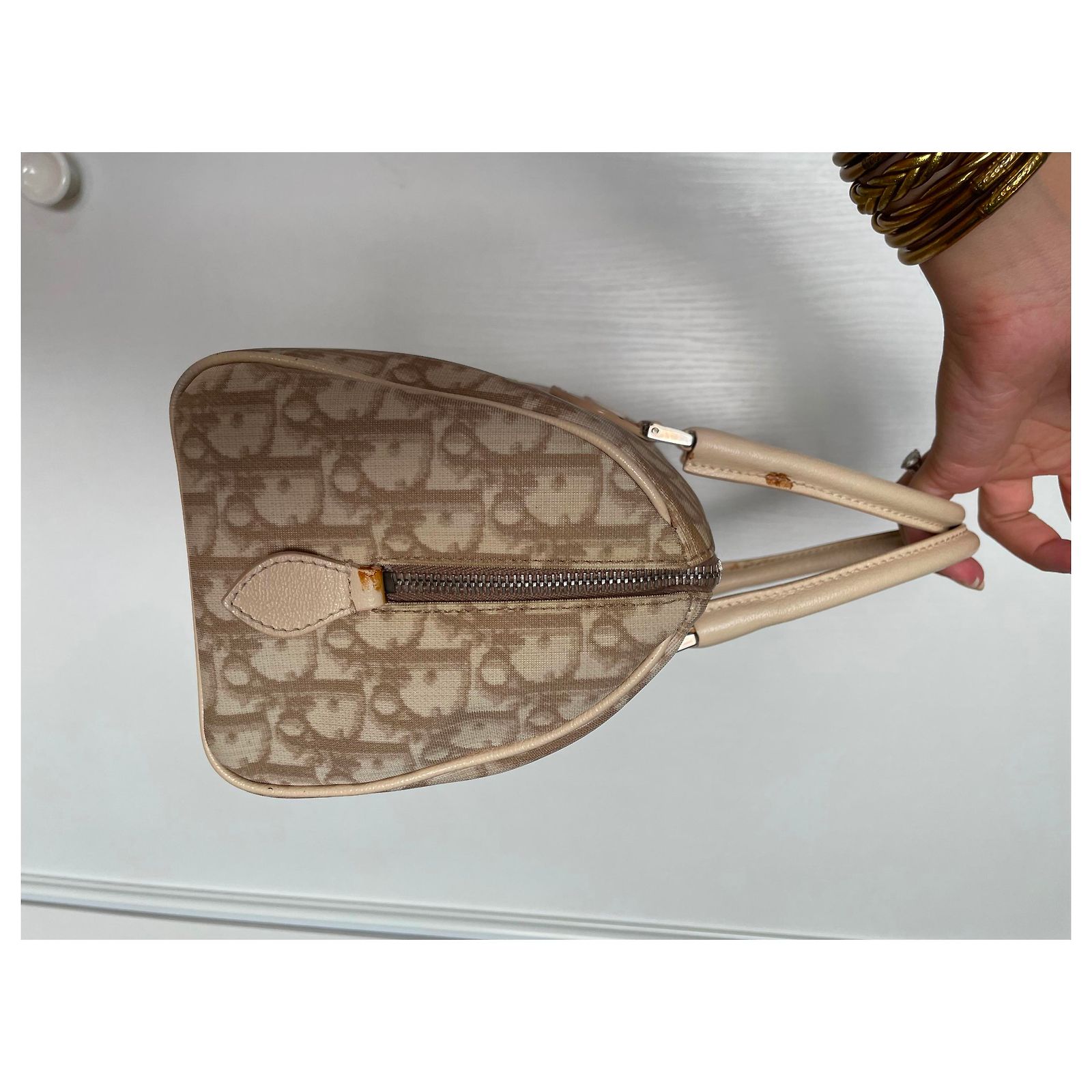 Christian Dior Embroidered Dior Vintage Boston Bag – Rare Galliano