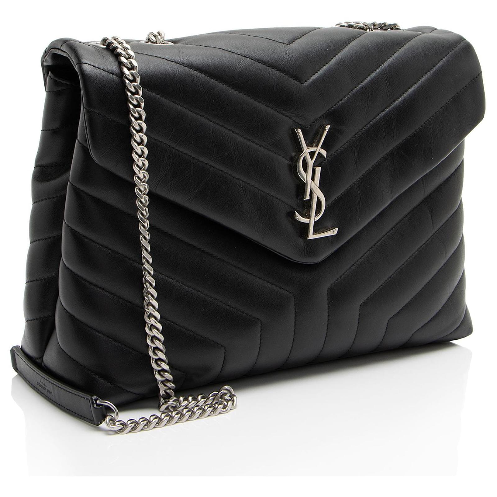Saint Laurent Matelassé Kalbsleder Monogram LouLou Ketten