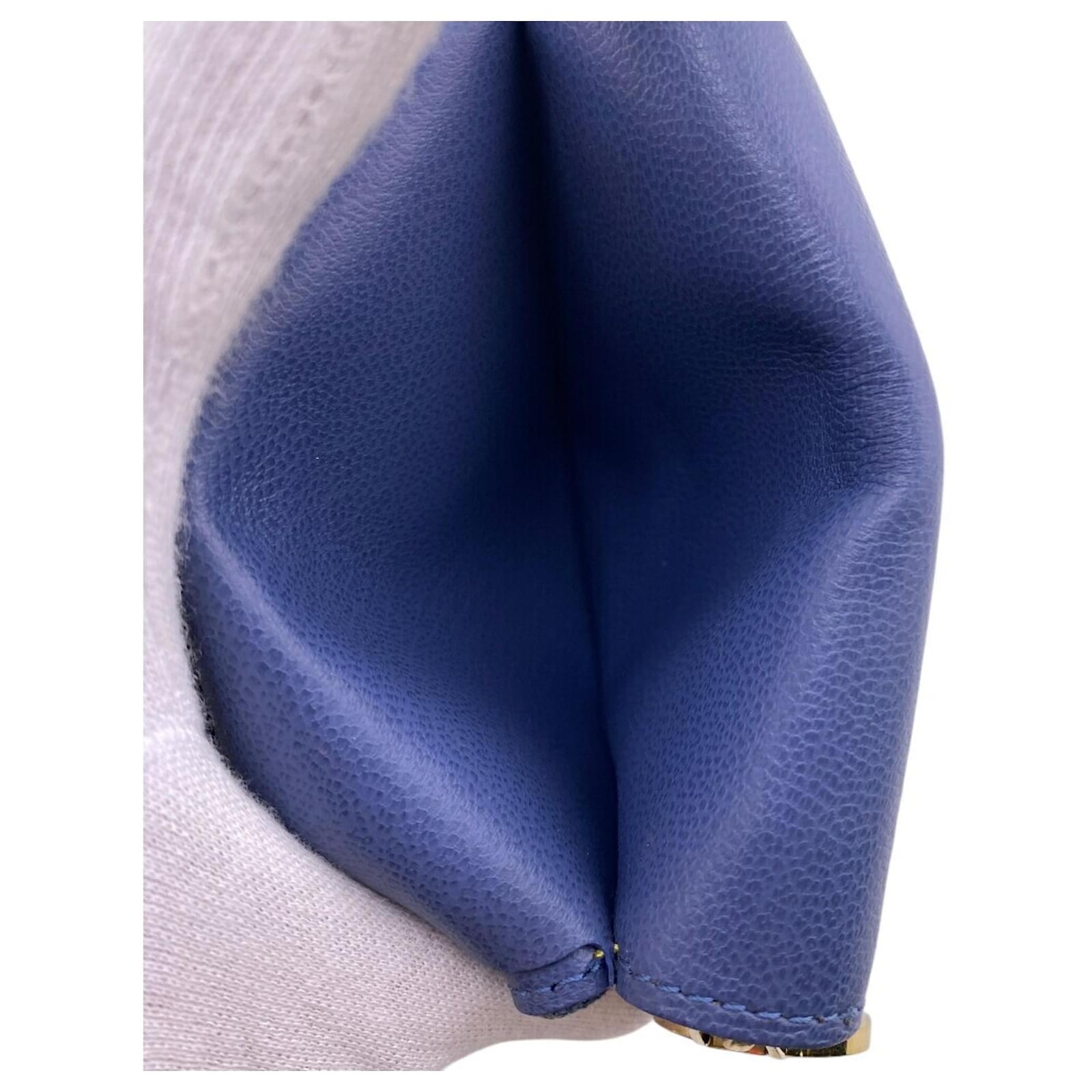 Louis Vuitton Monogram Denim Bi-Fold Wallet Blue ref.2316380