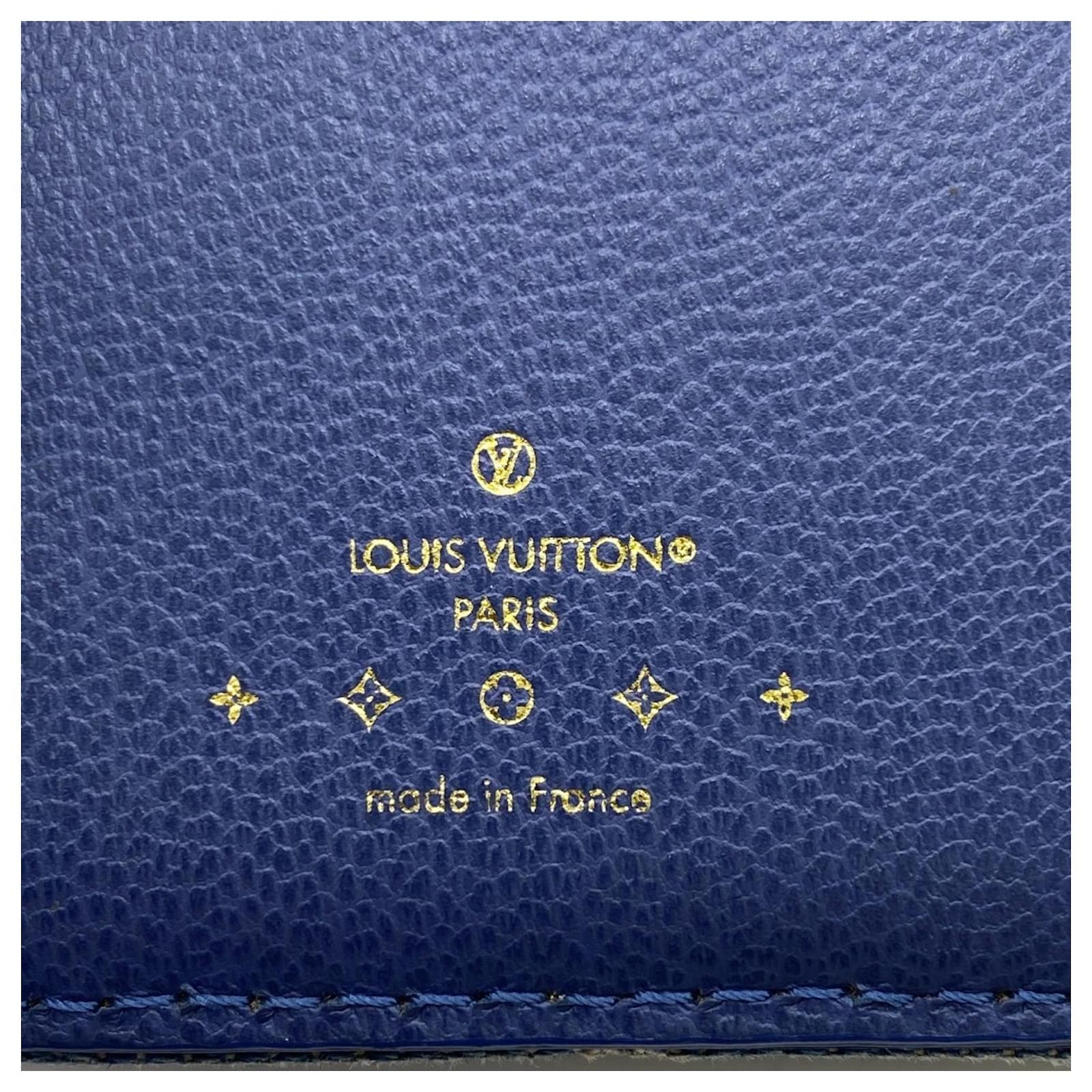 Louis Vuitton Monogram Denim Bi-Fold Wallet Blue ref.2316380