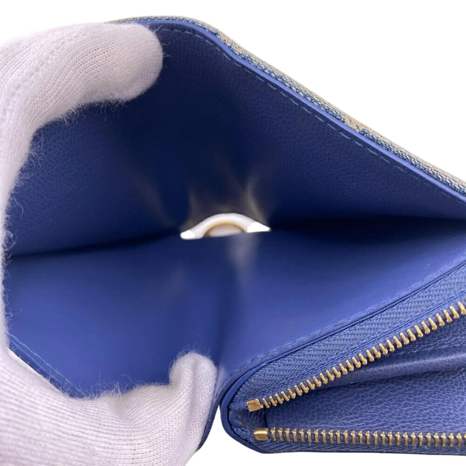 Louis Vuitton Monogram Denim Bi-Fold Wallet Blue ref.2316380