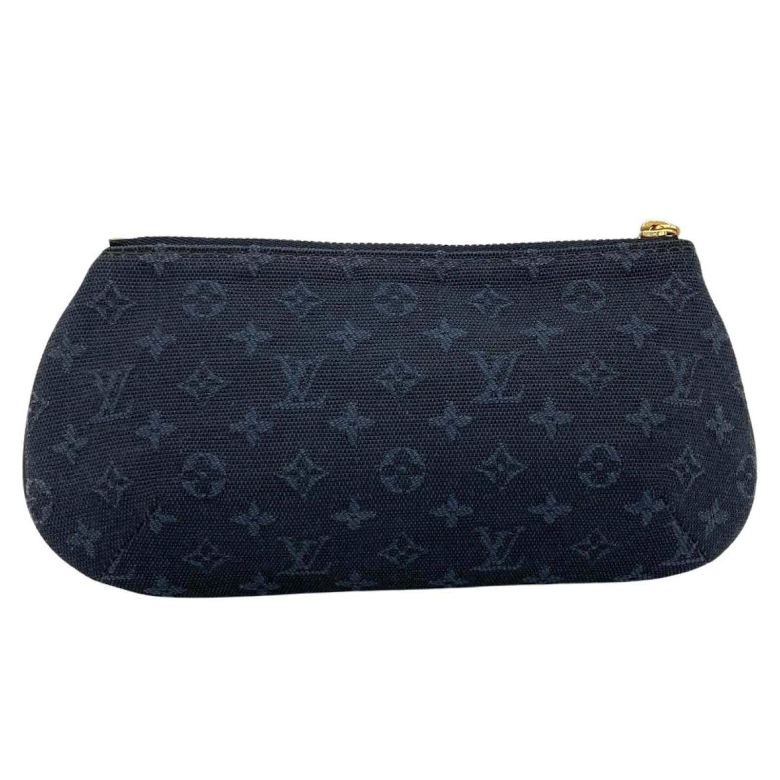 Louis Vuitton Anne Sophie Pouch Navy blue Cloth  ref.2317936