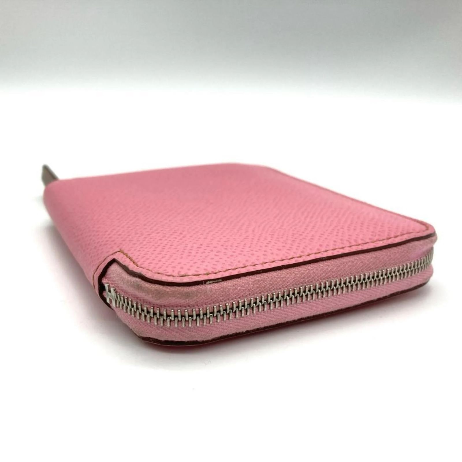 Hermès Hermes Azap Compact Coin Case in Rose Confetti Pink Leather ref ...