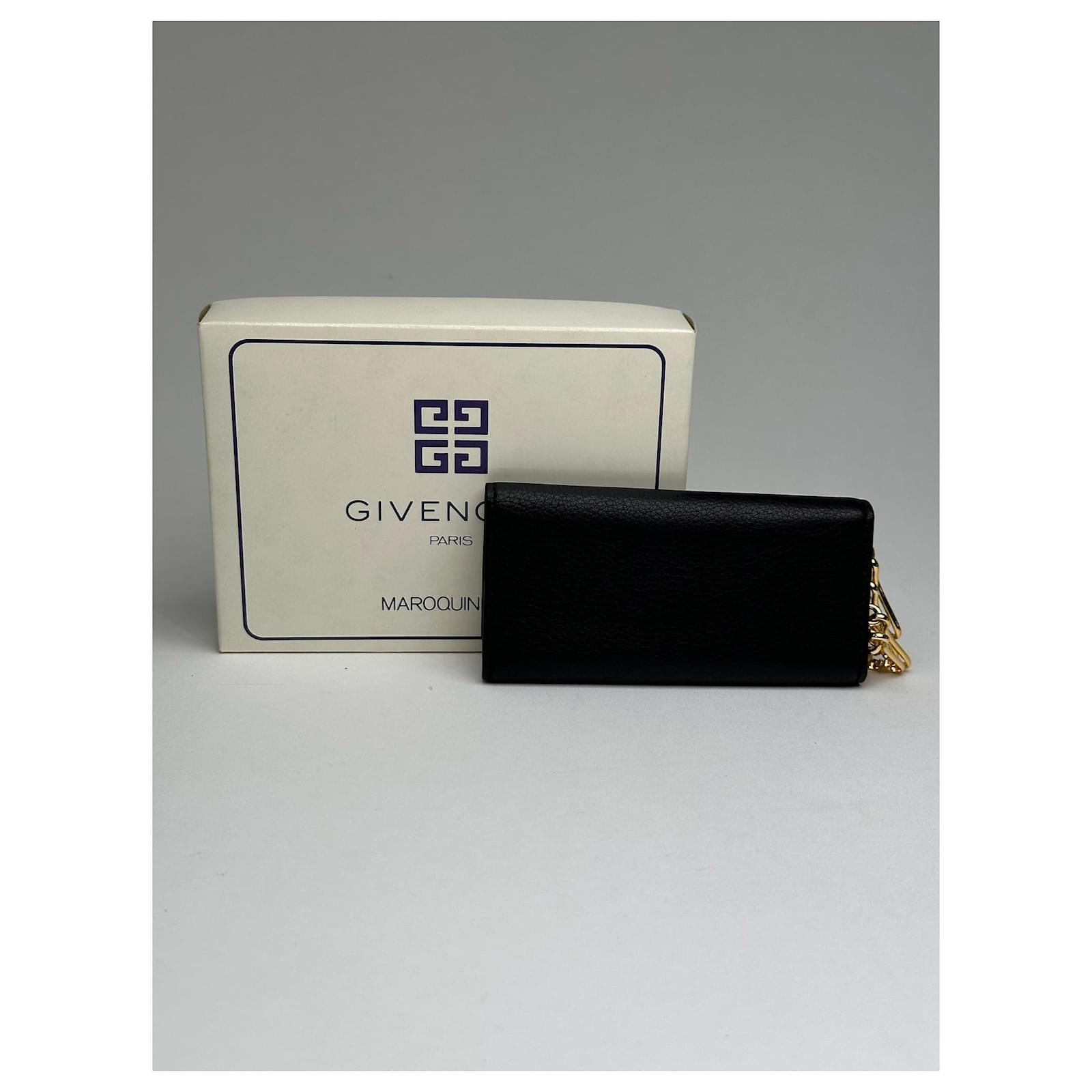Vintage Givenchy Leather key Holder black ref.2319249 - Joli